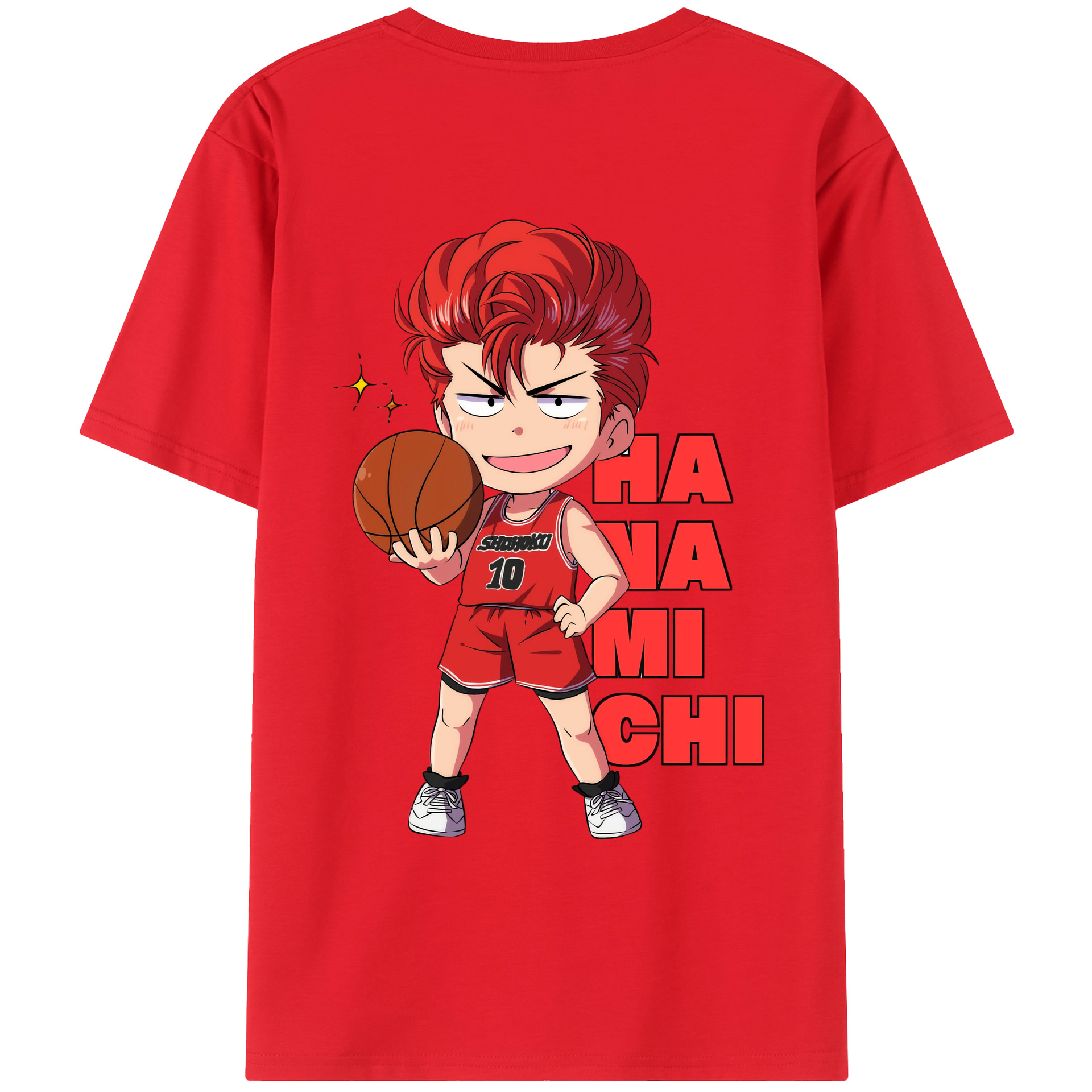 （画像用） SLAM DUNK／スラムダンク 綿100％ メンズ半袖Tシャツ（バックプリント） 通気性