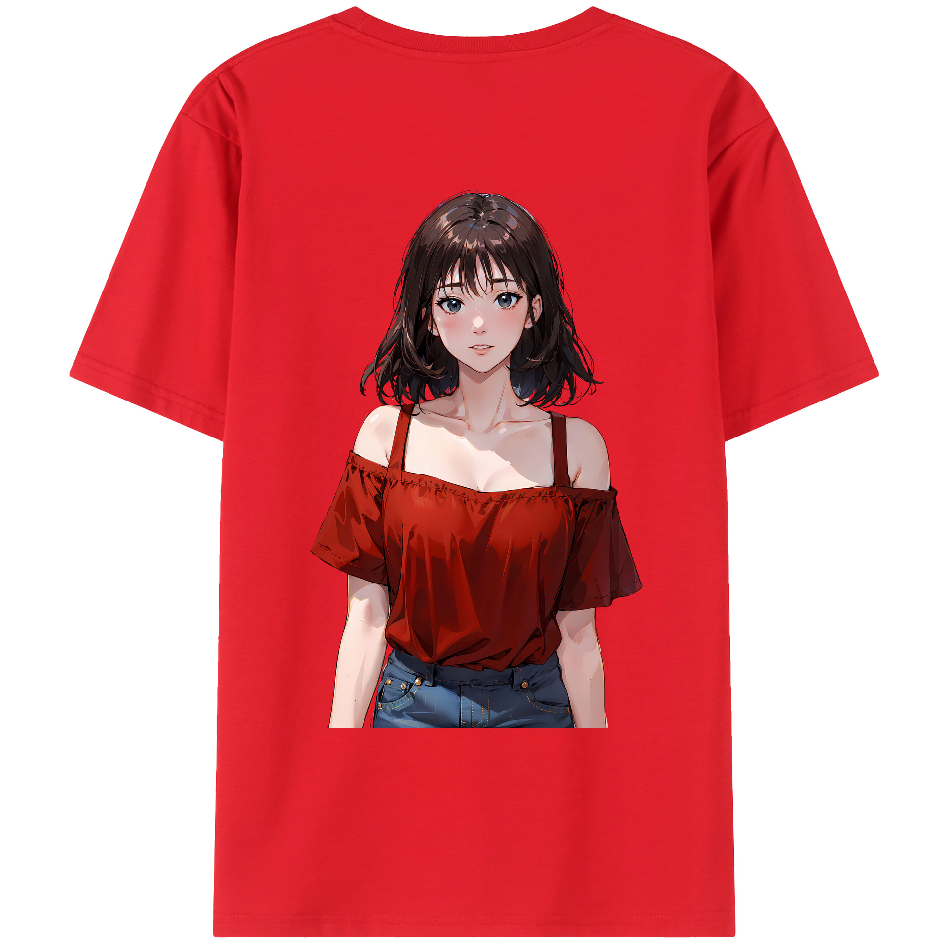 （画像用） SLAM DUNK／スラムダンク 綿100％ メンズ半袖Tシャツ（バックプリント） 通気性