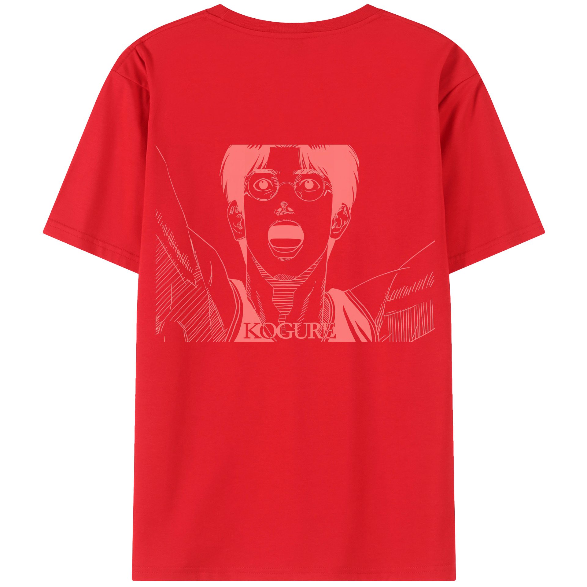（画像用） SLAM DUNK／スラムダンク 綿100％ メンズ半袖Tシャツ（バックプリント） 通気性