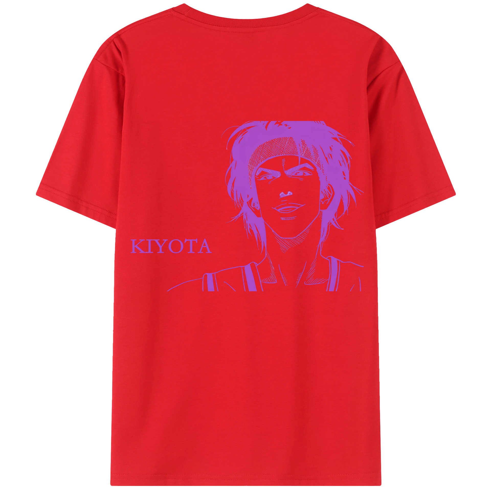 （画像用） SLAM DUNK／スラムダンク 綿100％ メンズ半袖Tシャツ（バックプリント） 通気性
