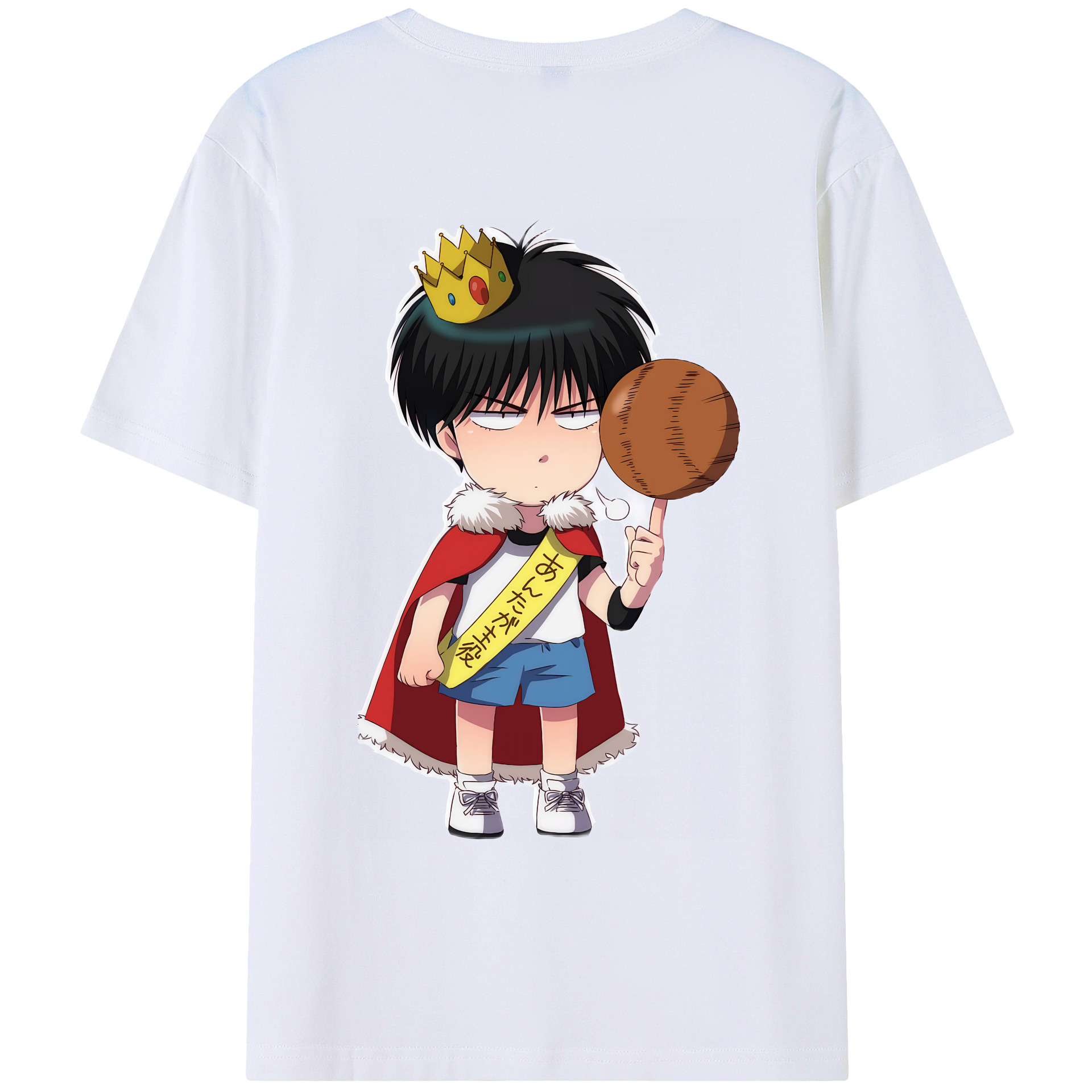 （画像用） SLAM DUNK／スラムダンク 綿100％ メンズ半袖Tシャツ（バックプリント） 通気性