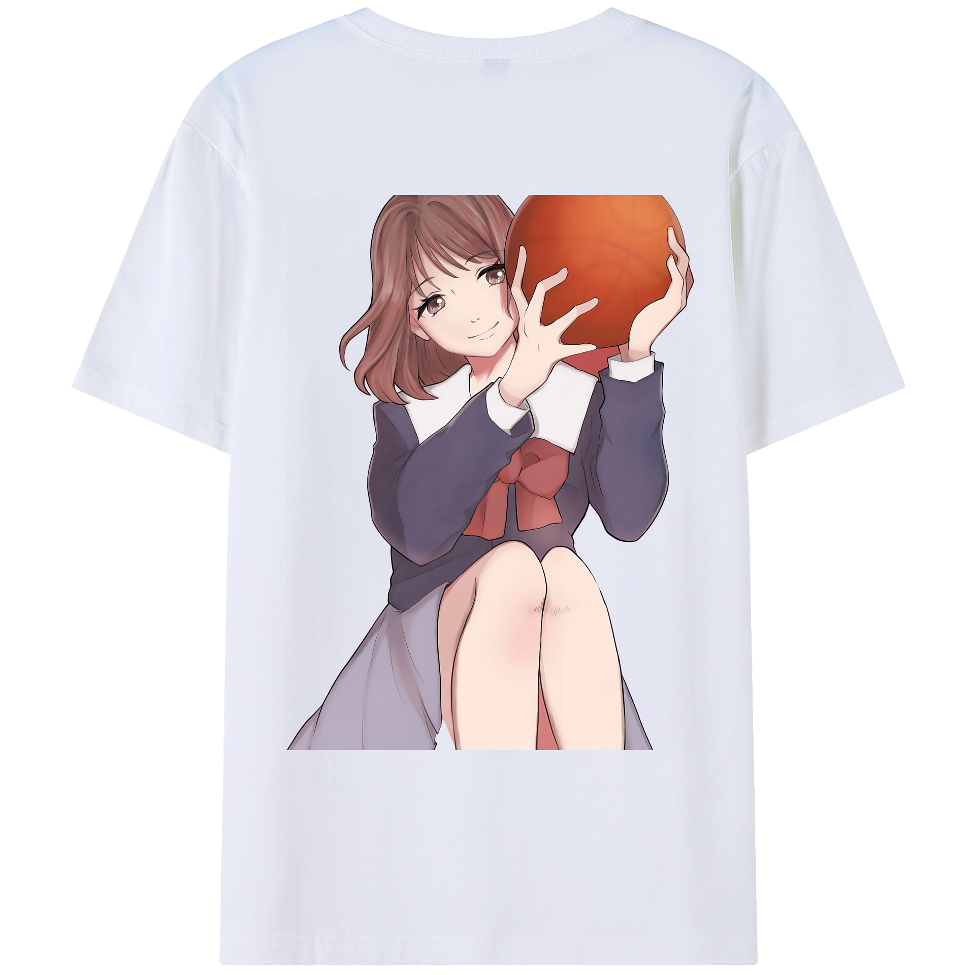 （画像用） SLAM DUNK／スラムダンク 綿100％ メンズ半袖Tシャツ（バックプリント） 通気性