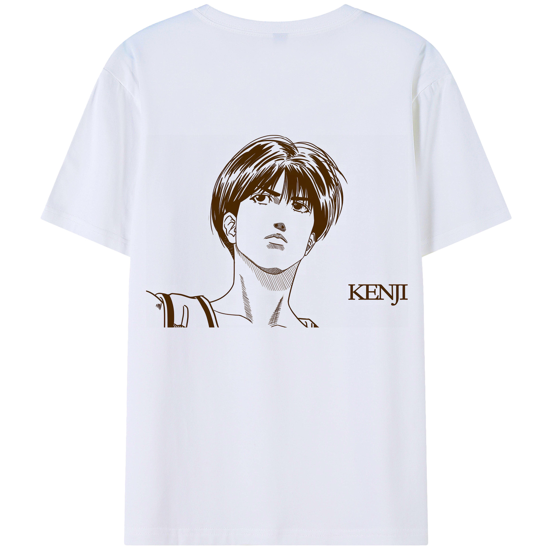 （画像用） SLAM DUNK／スラムダンク 綿100％ メンズ半袖Tシャツ（バックプリント） 通気性