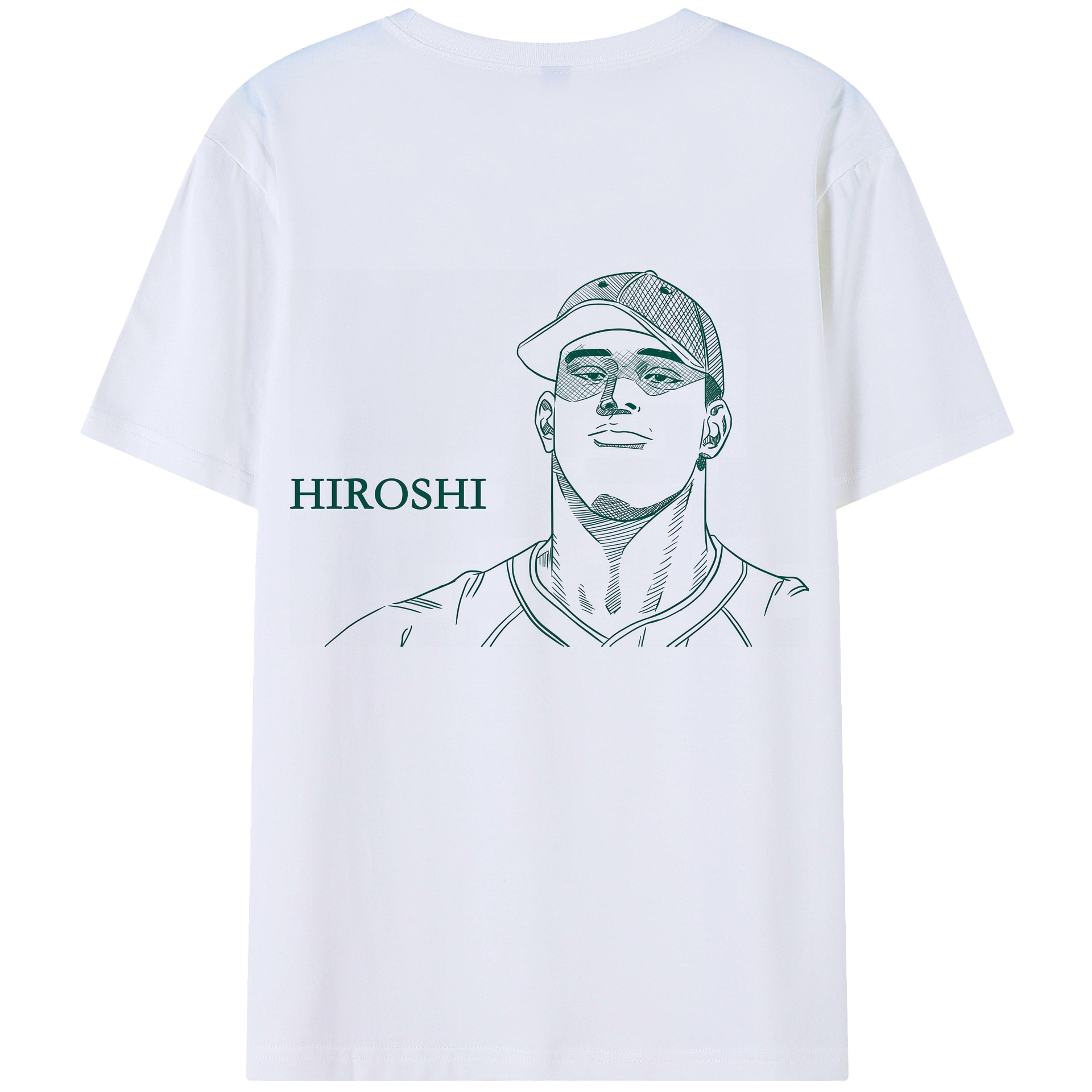 （画像用） SLAM DUNK／スラムダンク 綿100％ メンズ半袖Tシャツ（バックプリント） 通気性