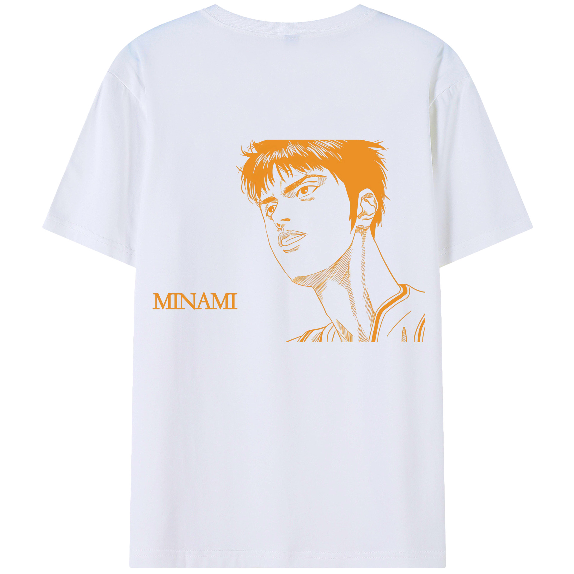 （画像用） SLAM DUNK／スラムダンク 綿100％ メンズ半袖Tシャツ（バックプリント） 通気性