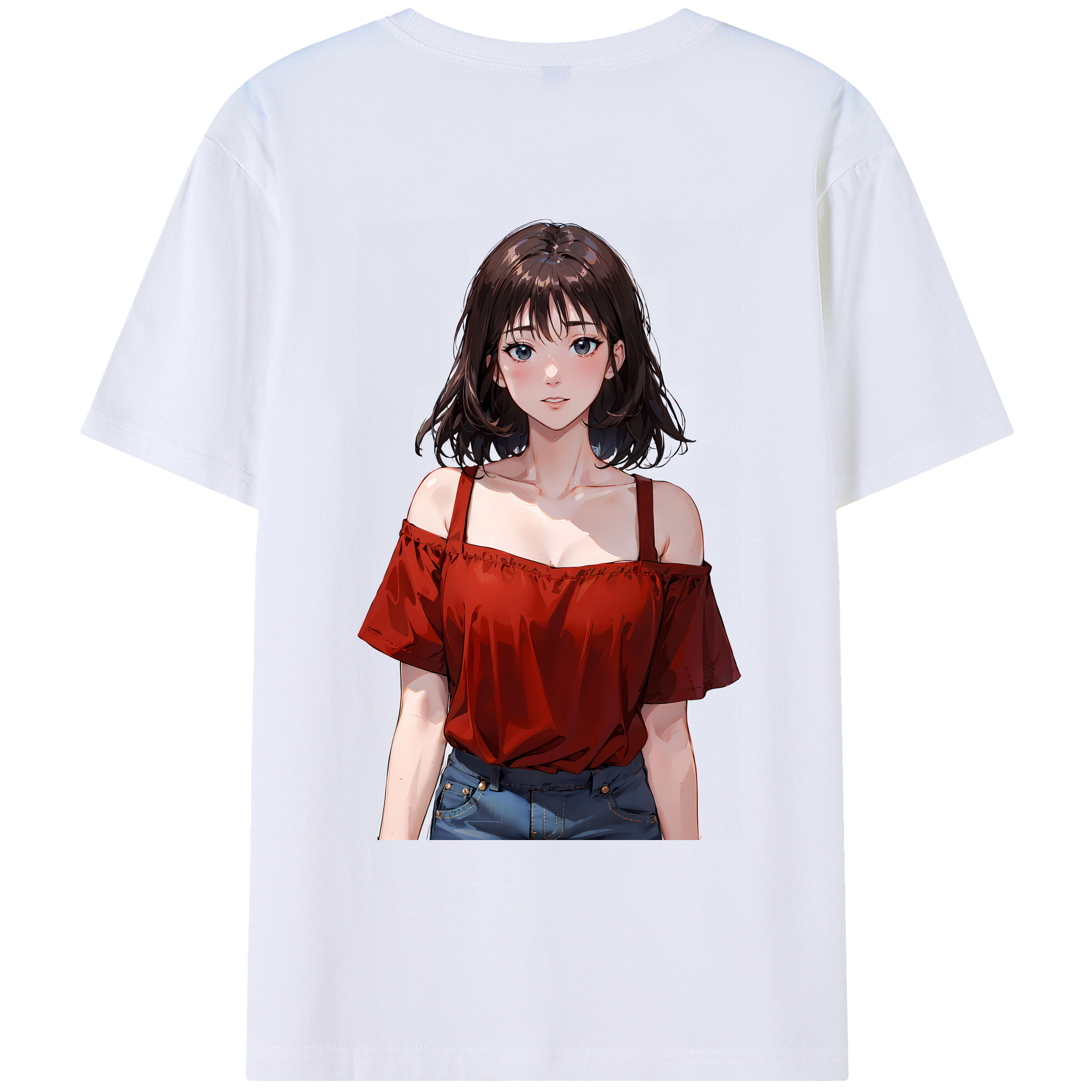 （画像用） SLAM DUNK／スラムダンク 綿100％ メンズ半袖Tシャツ（バックプリント） 通気性