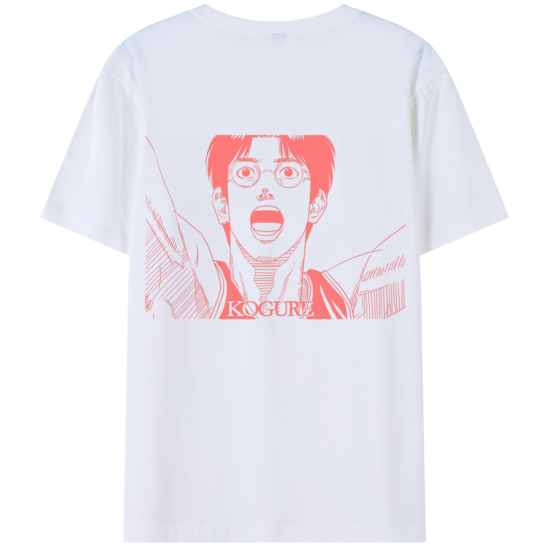 （画像用） SLAM DUNK／スラムダンク 綿100％ メンズ半袖Tシャツ（バックプリント） 通気性