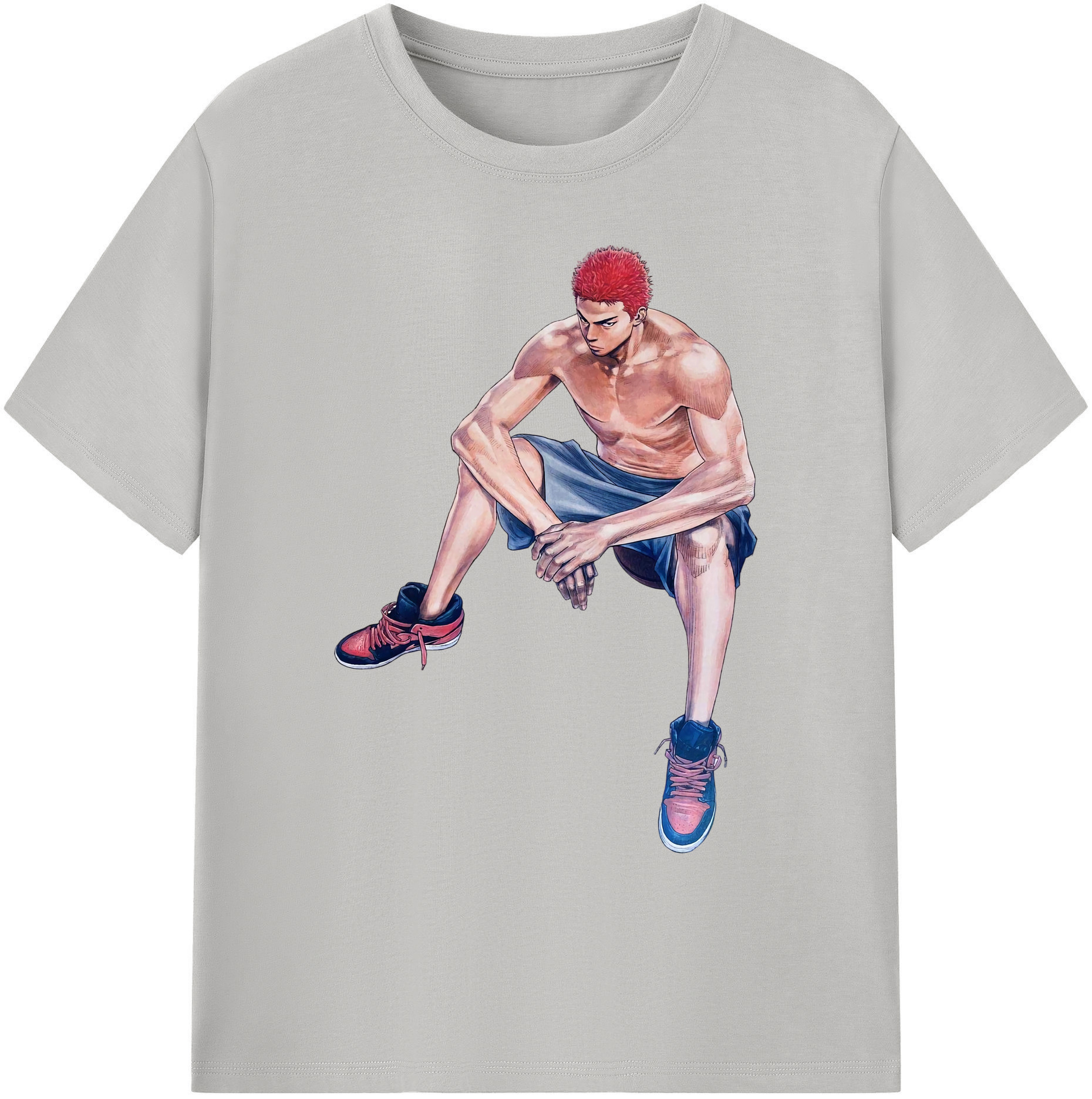 （画像用） SLAM DUNK／スラムダンク 綿100％ メンズ半袖Tシャツ｜肌触りやわらか＆通気性