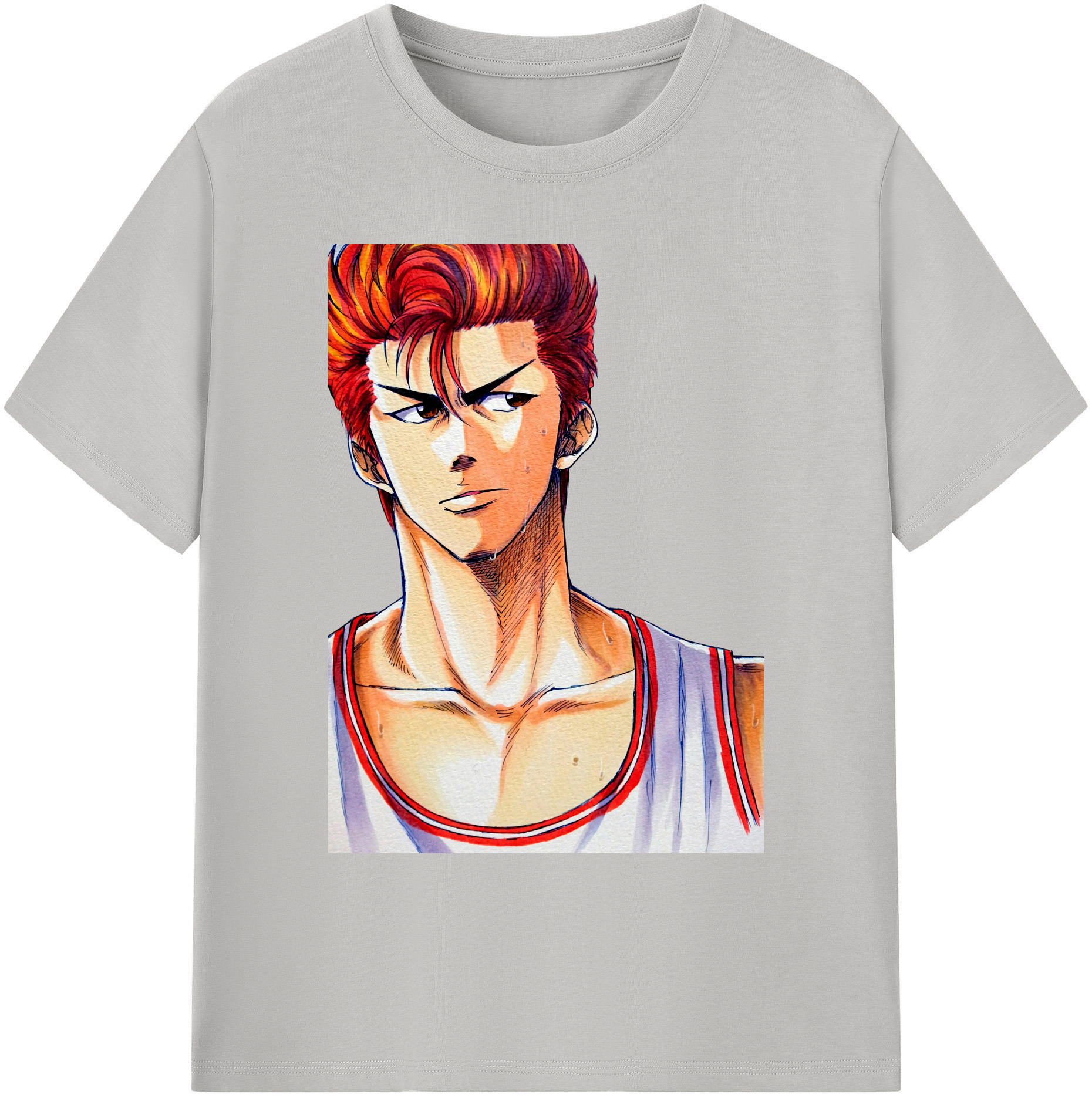 （画像用） SLAM DUNK／スラムダンク 綿100％ メンズ半袖Tシャツ｜肌触りやわらか＆通気性