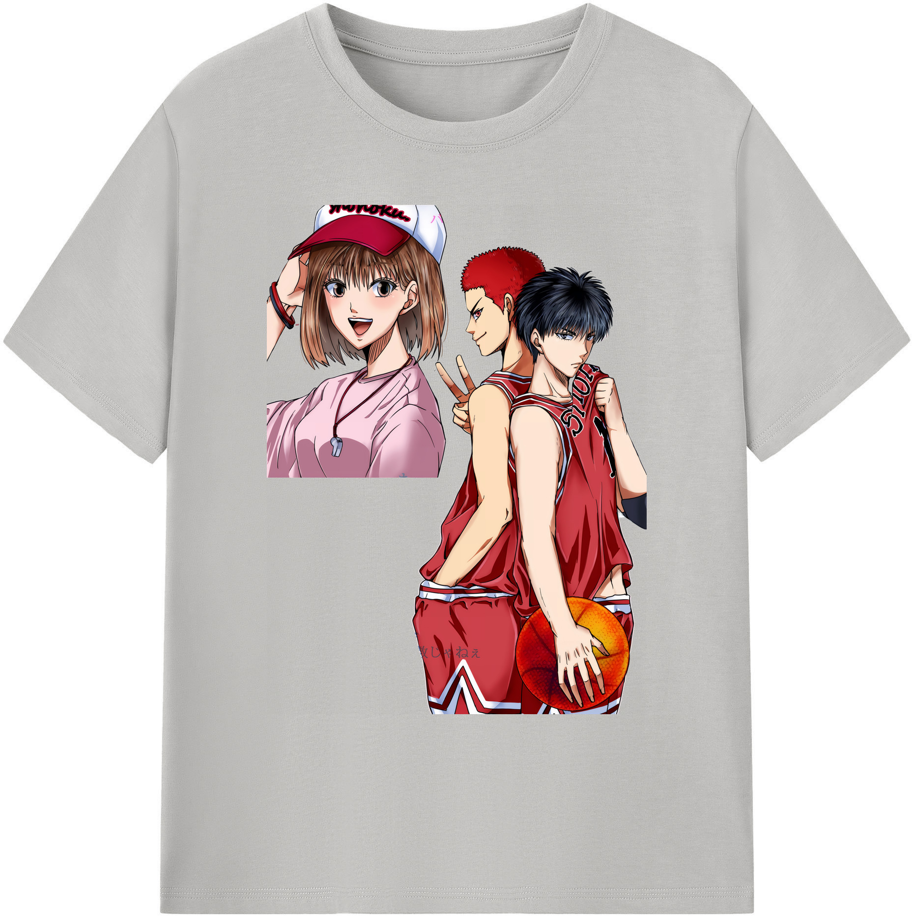 （画像用） SLAM DUNK／スラムダンク 綿100％ メンズ半袖Tシャツ｜肌触りやわらか＆通気性