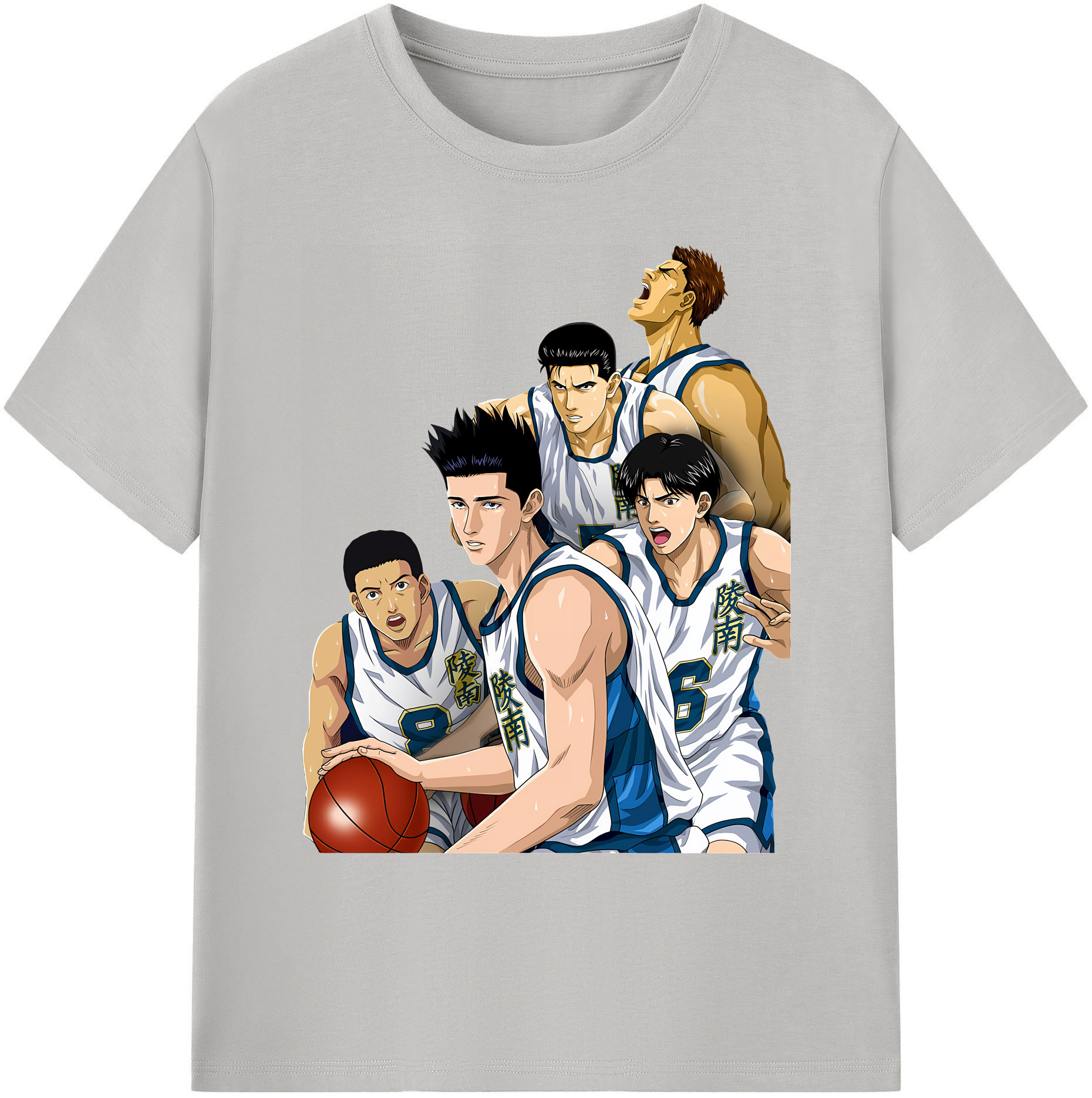 （画像用） SLAM DUNK／スラムダンク 綿100％ メンズ半袖Tシャツ｜肌触りやわらか＆通気性