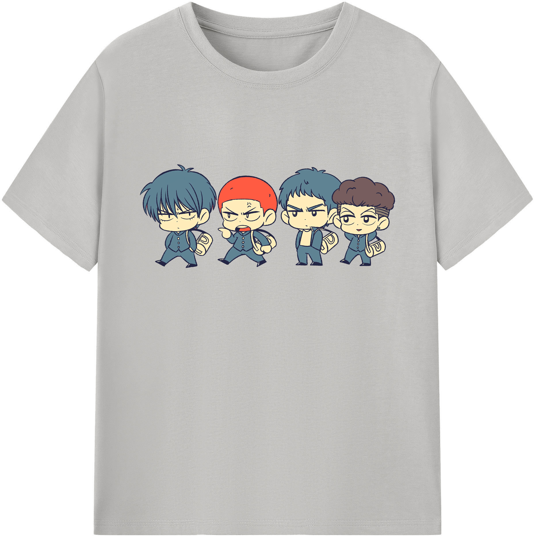 （画像用） SLAM DUNK／スラムダンク 綿100％ メンズ半袖Tシャツ｜肌触りやわらか＆通気性
