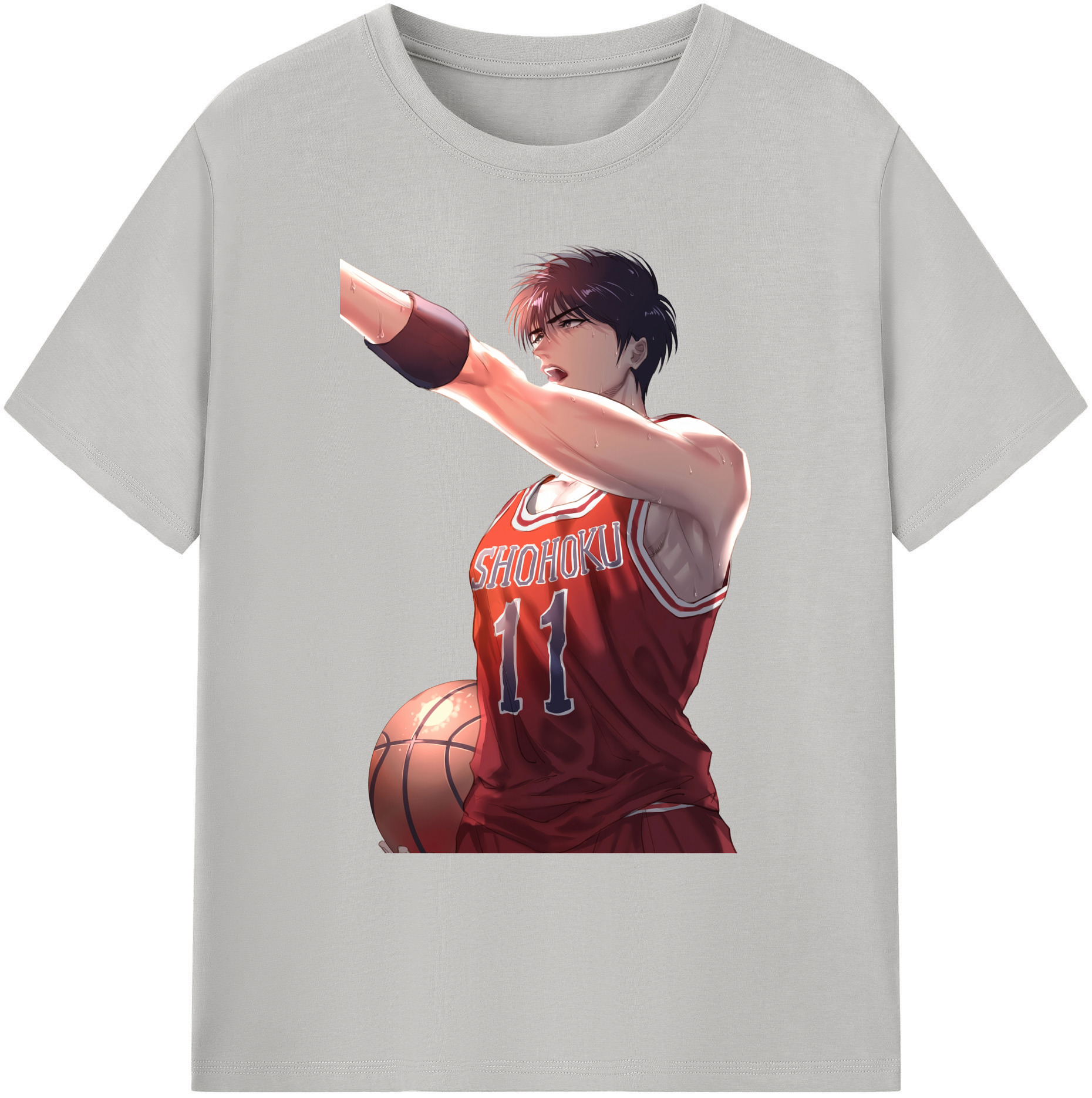 （画像用） SLAM DUNK／スラムダンク 綿100％ メンズ半袖Tシャツ｜肌触りやわらか＆通気性