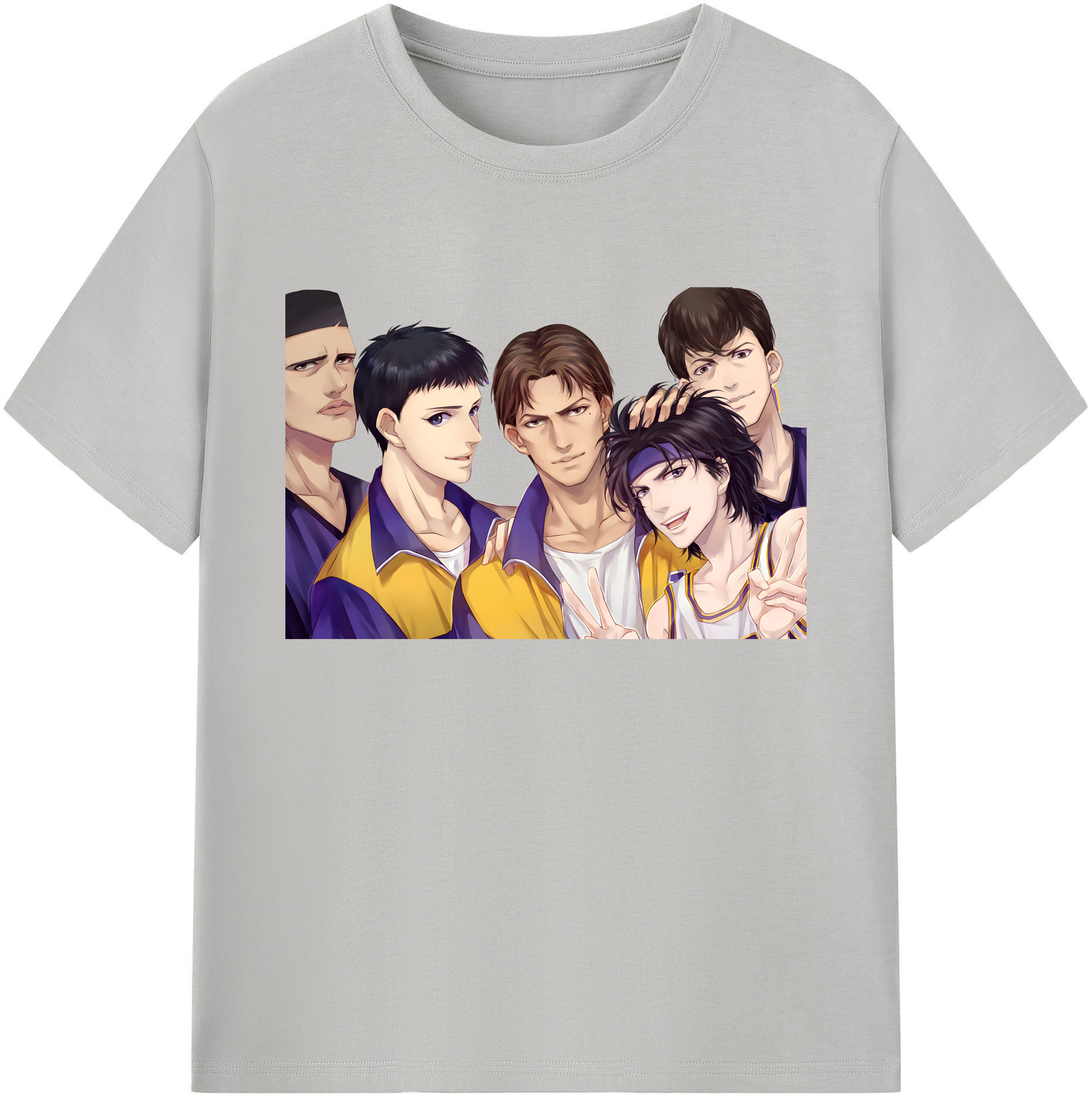 （画像用） SLAM DUNK／スラムダンク 綿100％ メンズ半袖Tシャツ｜肌触りやわらか＆通気性