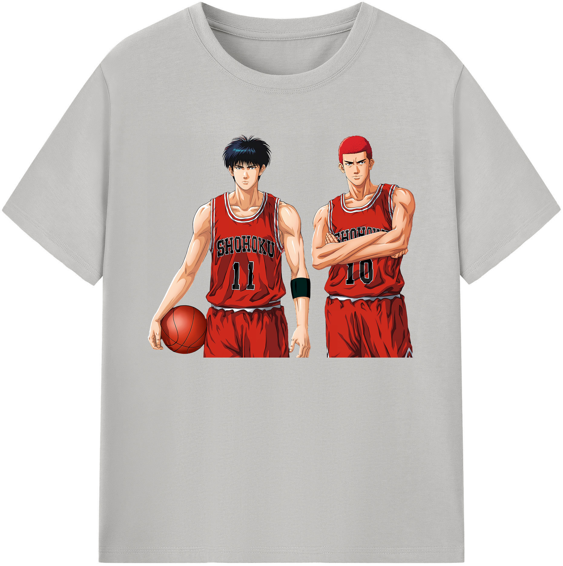 （画像用） SLAM DUNK／スラムダンク 綿100％ メンズ半袖Tシャツ｜肌触りやわらか＆通気性