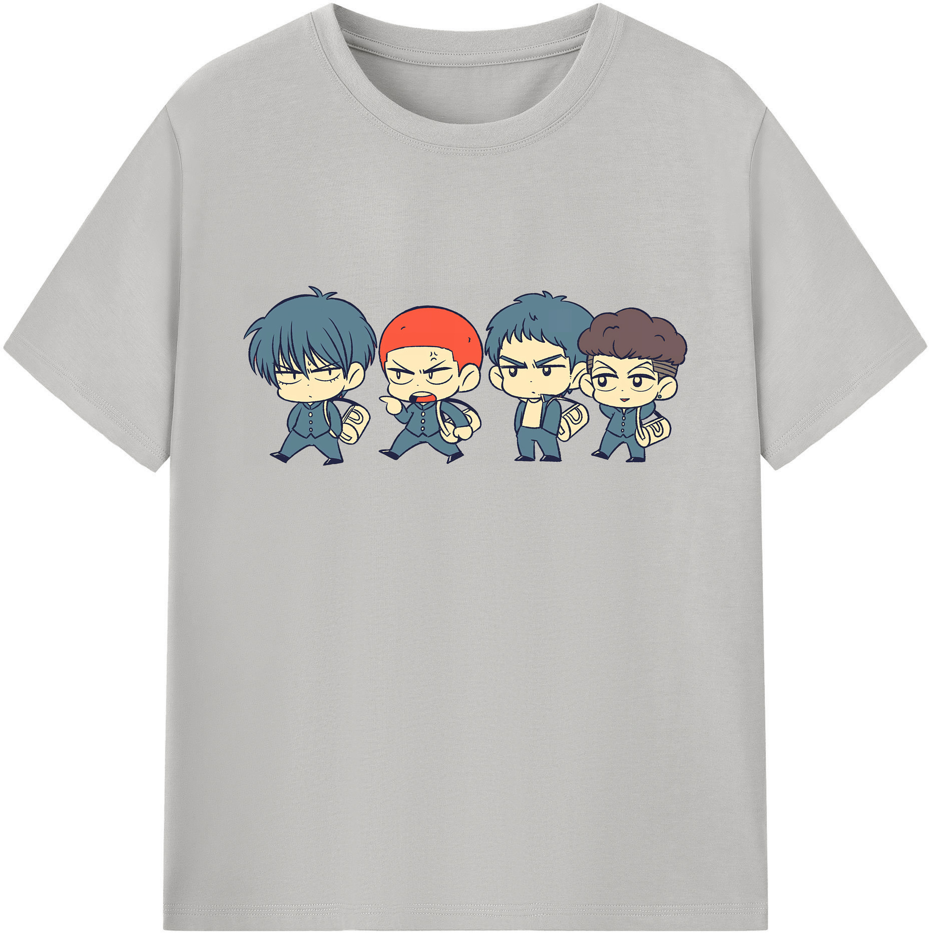 （画像用） SLAM DUNK／スラムダンク 綿100％ メンズ半袖Tシャツ｜肌触りやわらか＆通気性