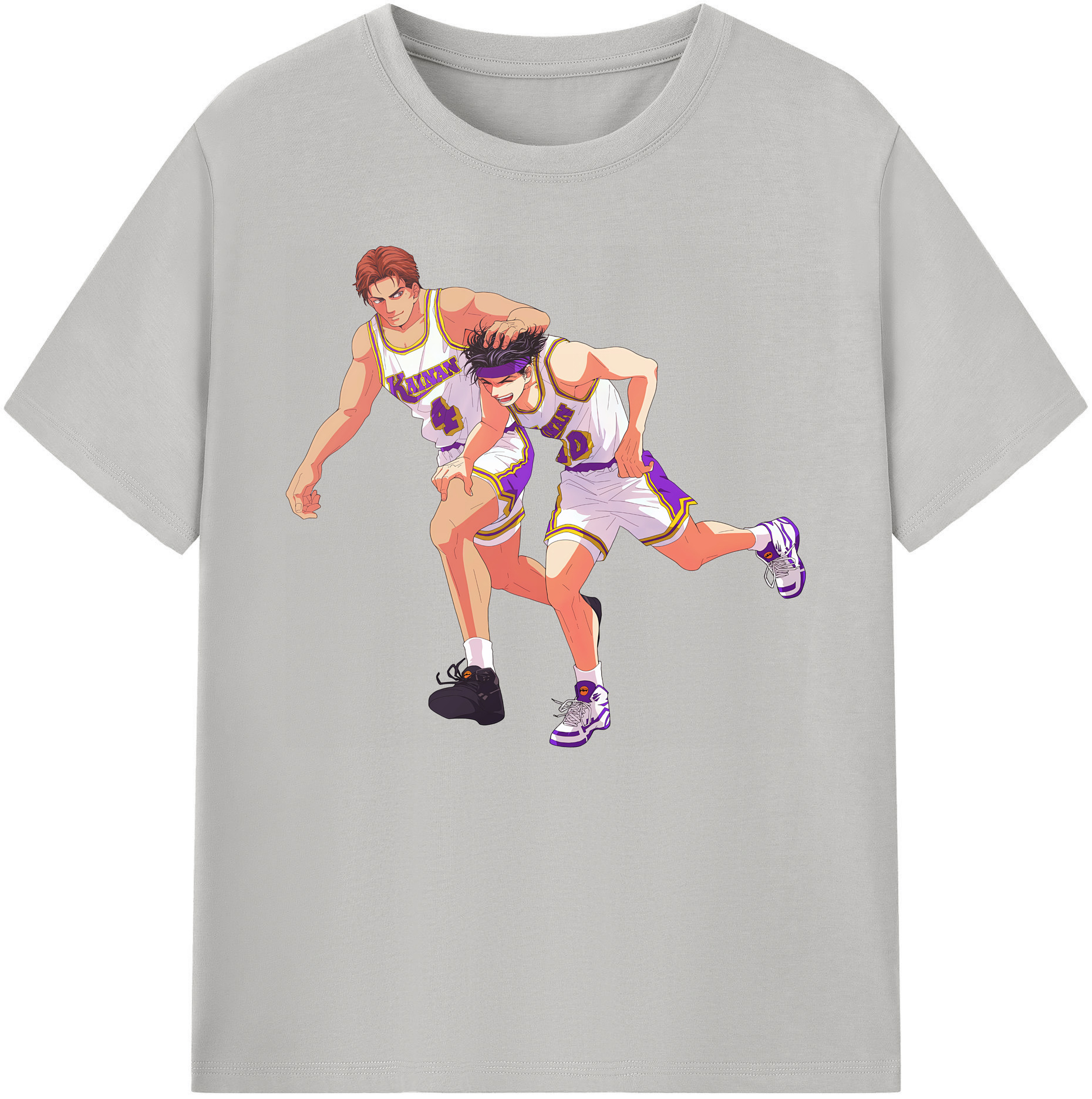 （画像用） SLAM DUNK／スラムダンク 綿100％ メンズ半袖Tシャツ｜肌触りやわらか＆通気性