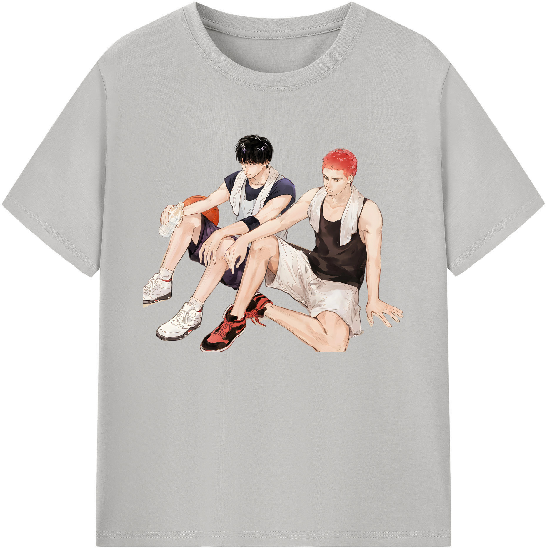 （画像用） SLAM DUNK／スラムダンク 綿100％ メンズ半袖Tシャツ｜肌触りやわらか＆通気性