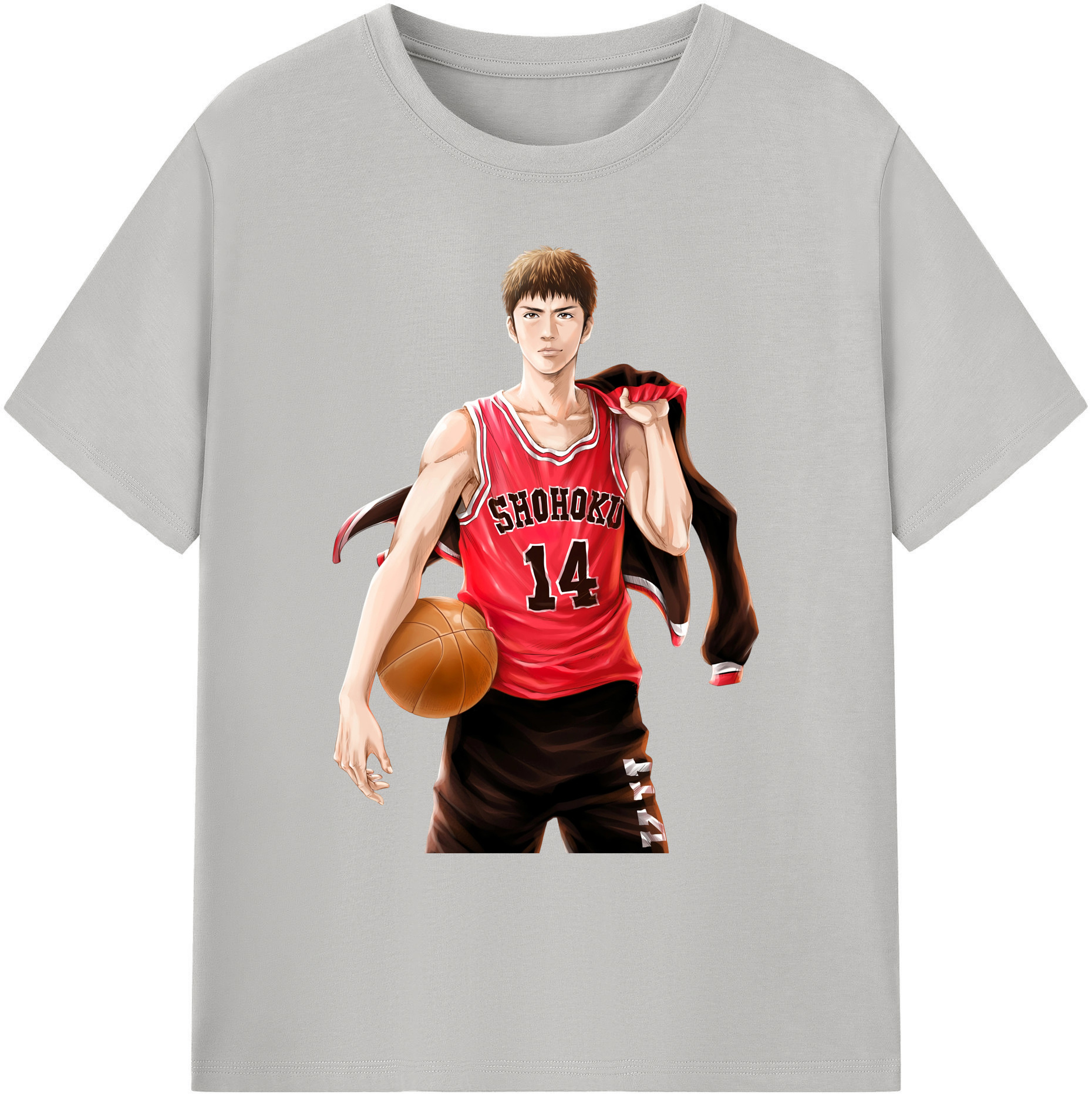 （画像用） SLAM DUNK／スラムダンク 綿100％ メンズ半袖Tシャツ｜肌触りやわらか＆通気性