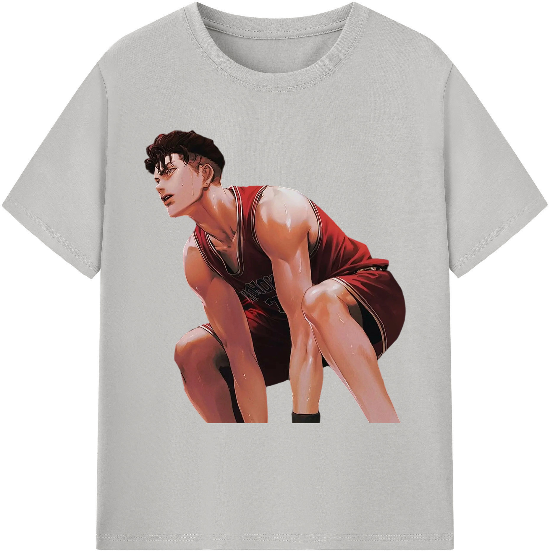 （画像用） SLAM DUNK／スラムダンク 綿100％ メンズ半袖Tシャツ｜肌触りやわらか＆通気性