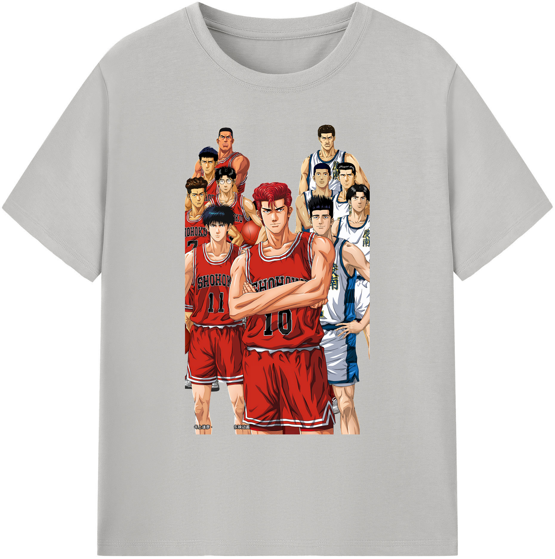 （画像用） SLAM DUNK／スラムダンク 綿100％ メンズ半袖Tシャツ｜肌触りやわらか＆通気性