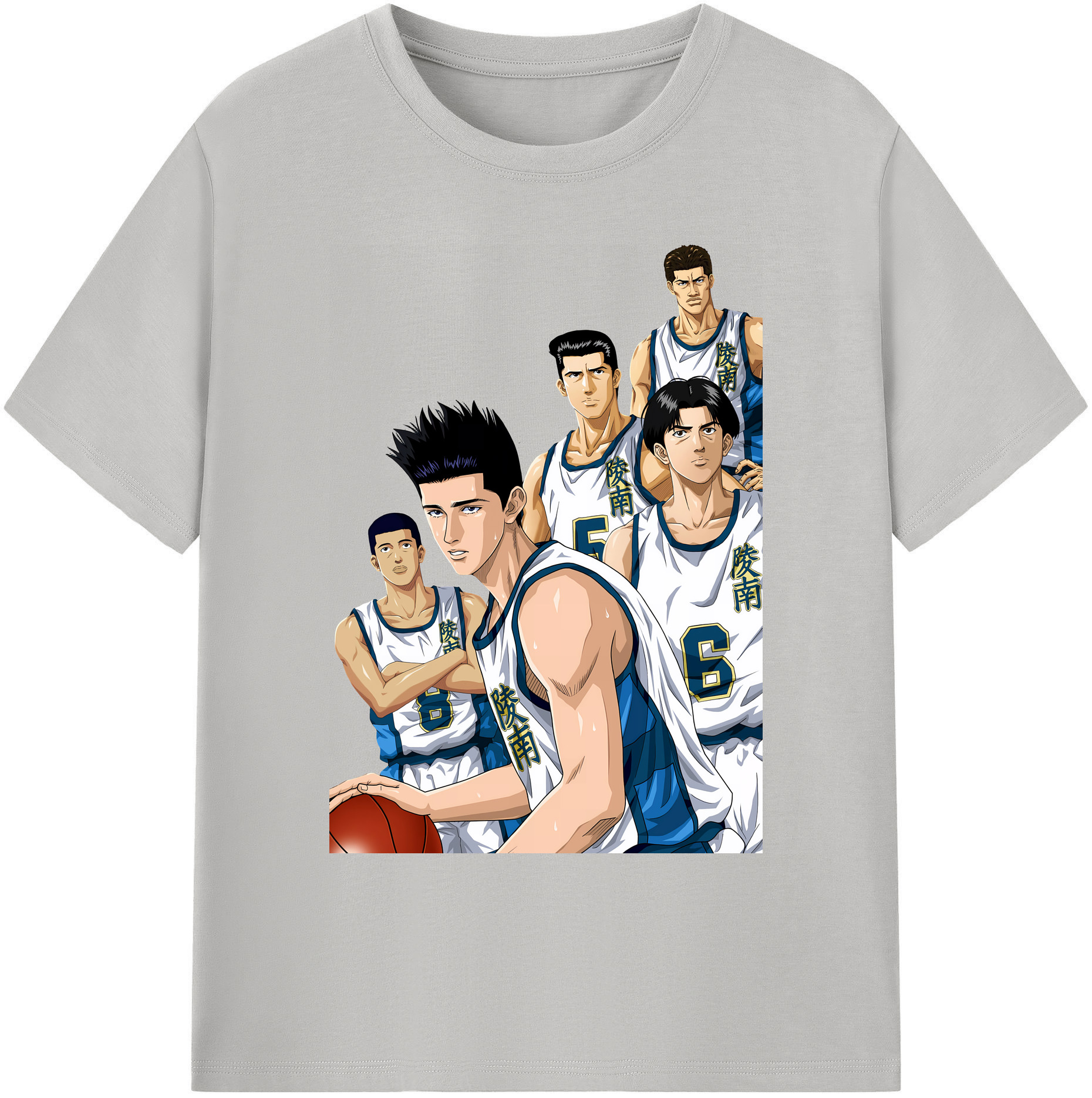 （画像用） SLAM DUNK／スラムダンク 綿100％ メンズ半袖Tシャツ｜肌触りやわらか＆通気性