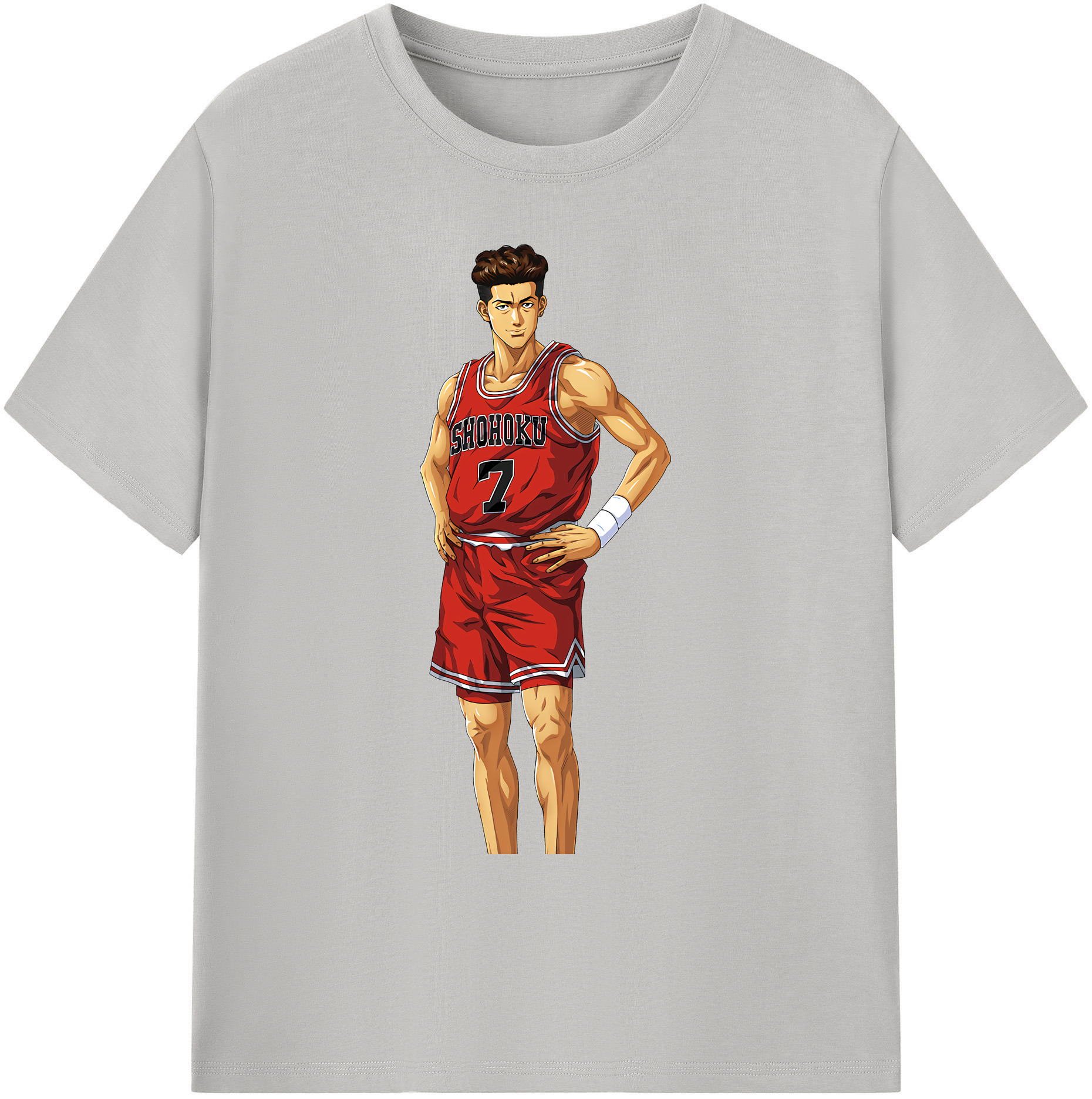 （画像用） SLAM DUNK／スラムダンク 綿100％ メンズ半袖Tシャツ｜肌触りやわらか＆通気性