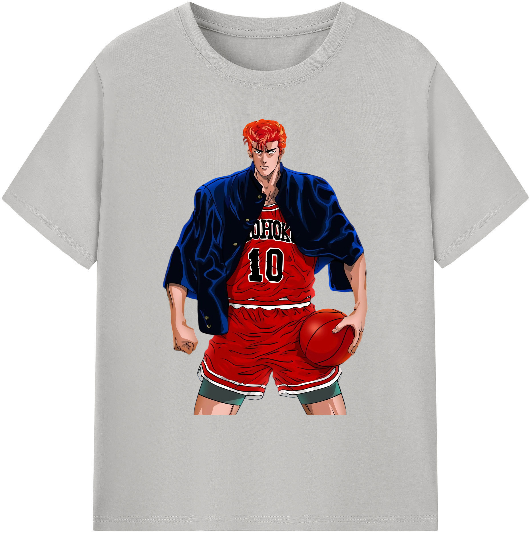 （画像用） SLAM DUNK／スラムダンク 綿100％ メンズ半袖Tシャツ｜肌触りやわらか＆通気性