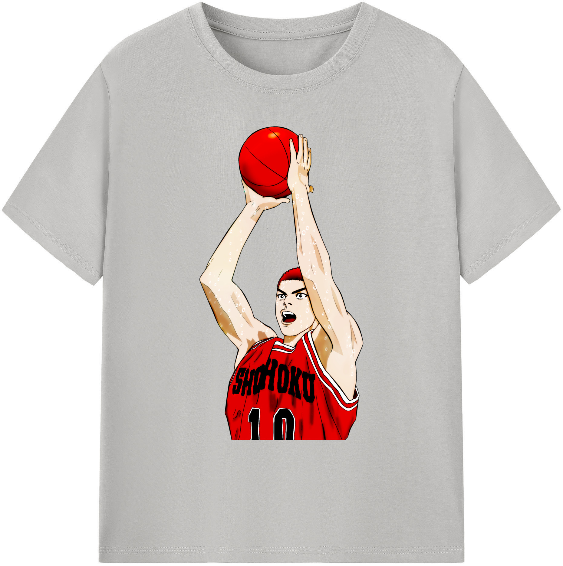 （画像用） SLAM DUNK／スラムダンク 綿100％ メンズ半袖Tシャツ｜肌触りやわらか＆通気性