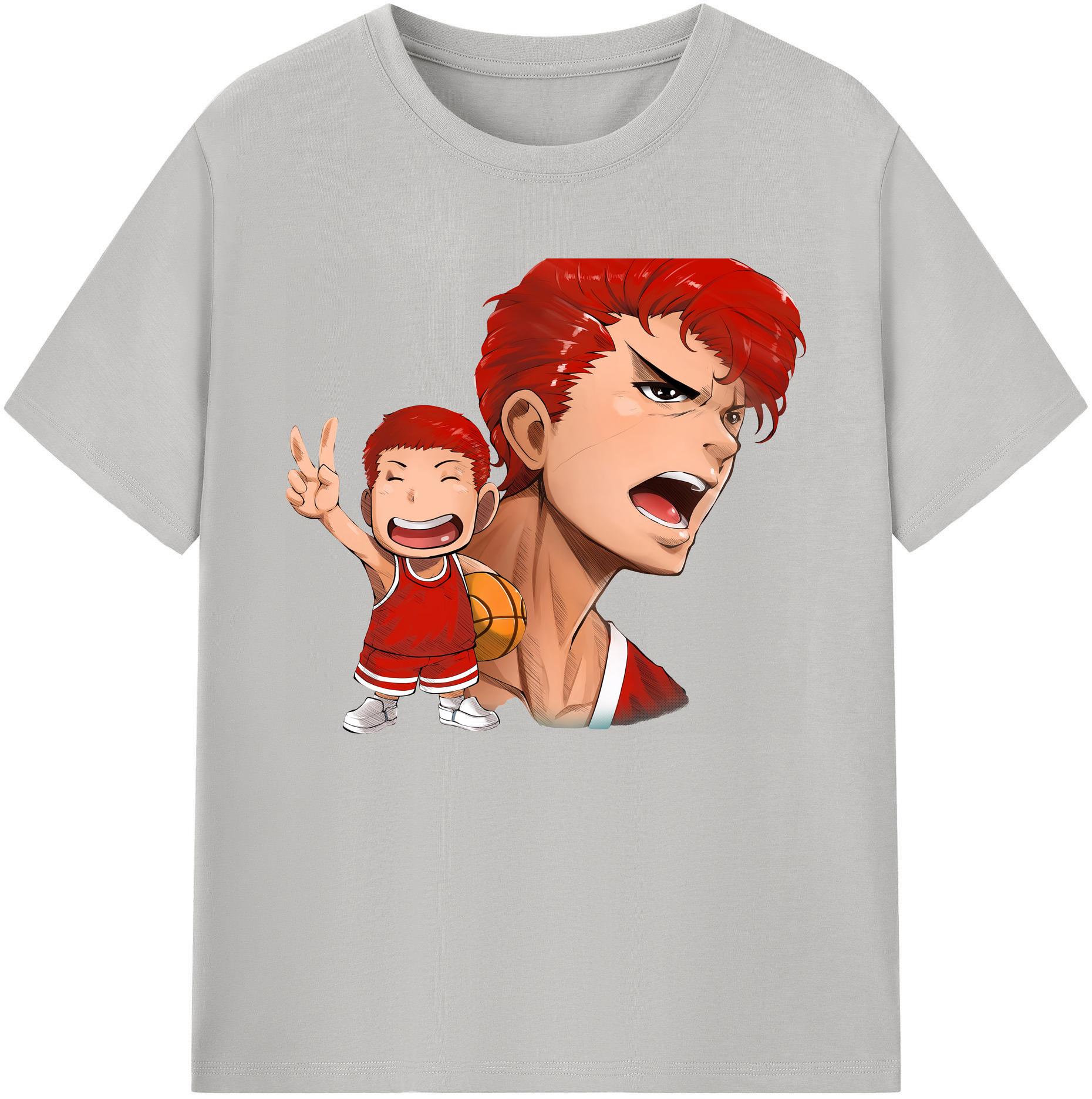 （画像用） SLAM DUNK／スラムダンク 綿100％ メンズ半袖Tシャツ｜肌触りやわらか＆通気性