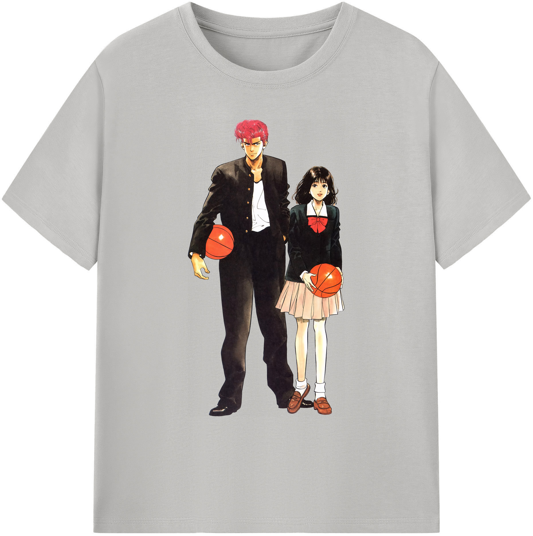 （画像用） SLAM DUNK／スラムダンク 綿100％ メンズ半袖Tシャツ｜肌触りやわらか＆通気性