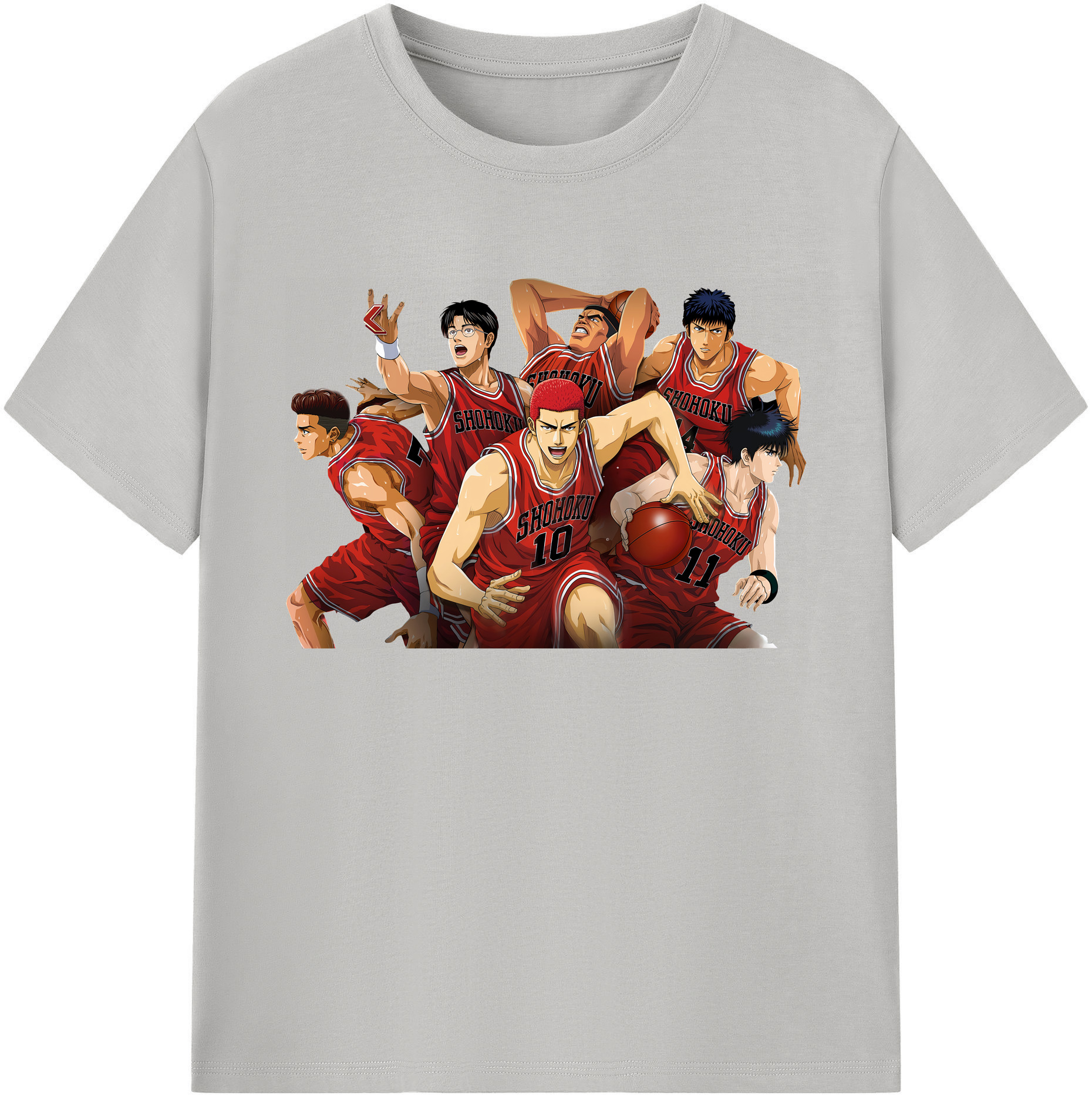 （画像用） SLAM DUNK／スラムダンク 綿100％ メンズ半袖Tシャツ｜肌触りやわらか＆通気性