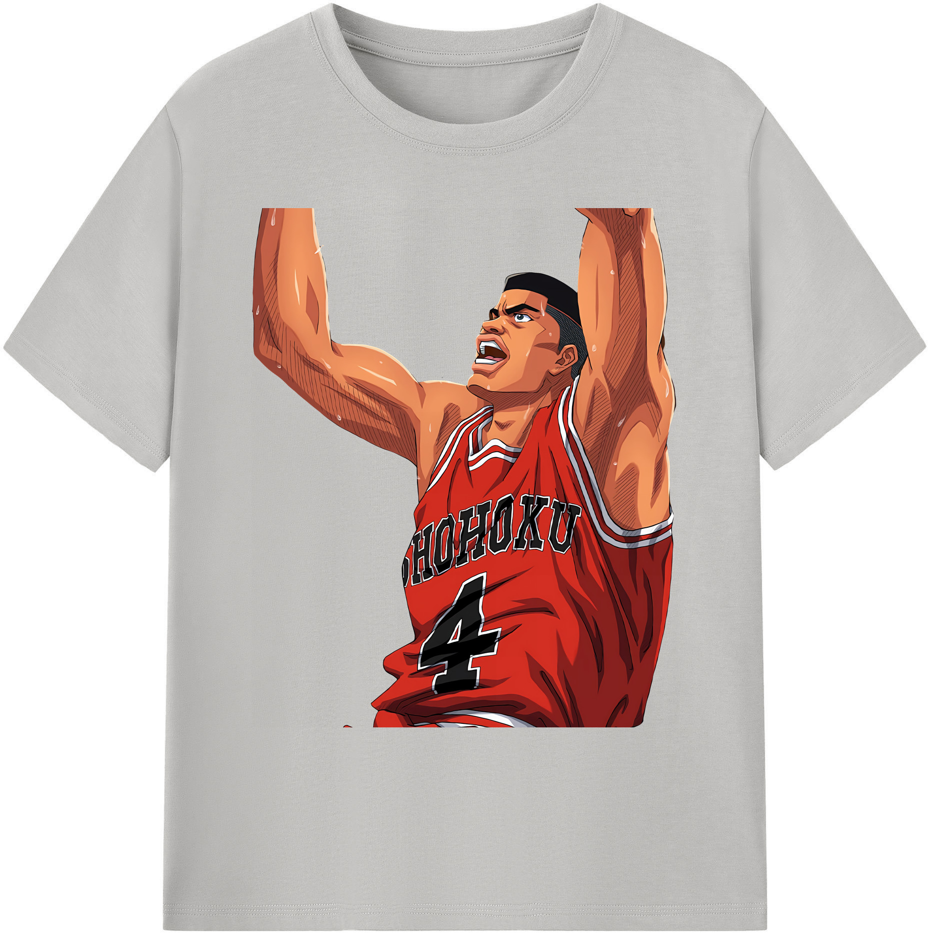 （画像用） SLAM DUNK／スラムダンク 綿100％ メンズ半袖Tシャツ｜肌触りやわらか＆通気性