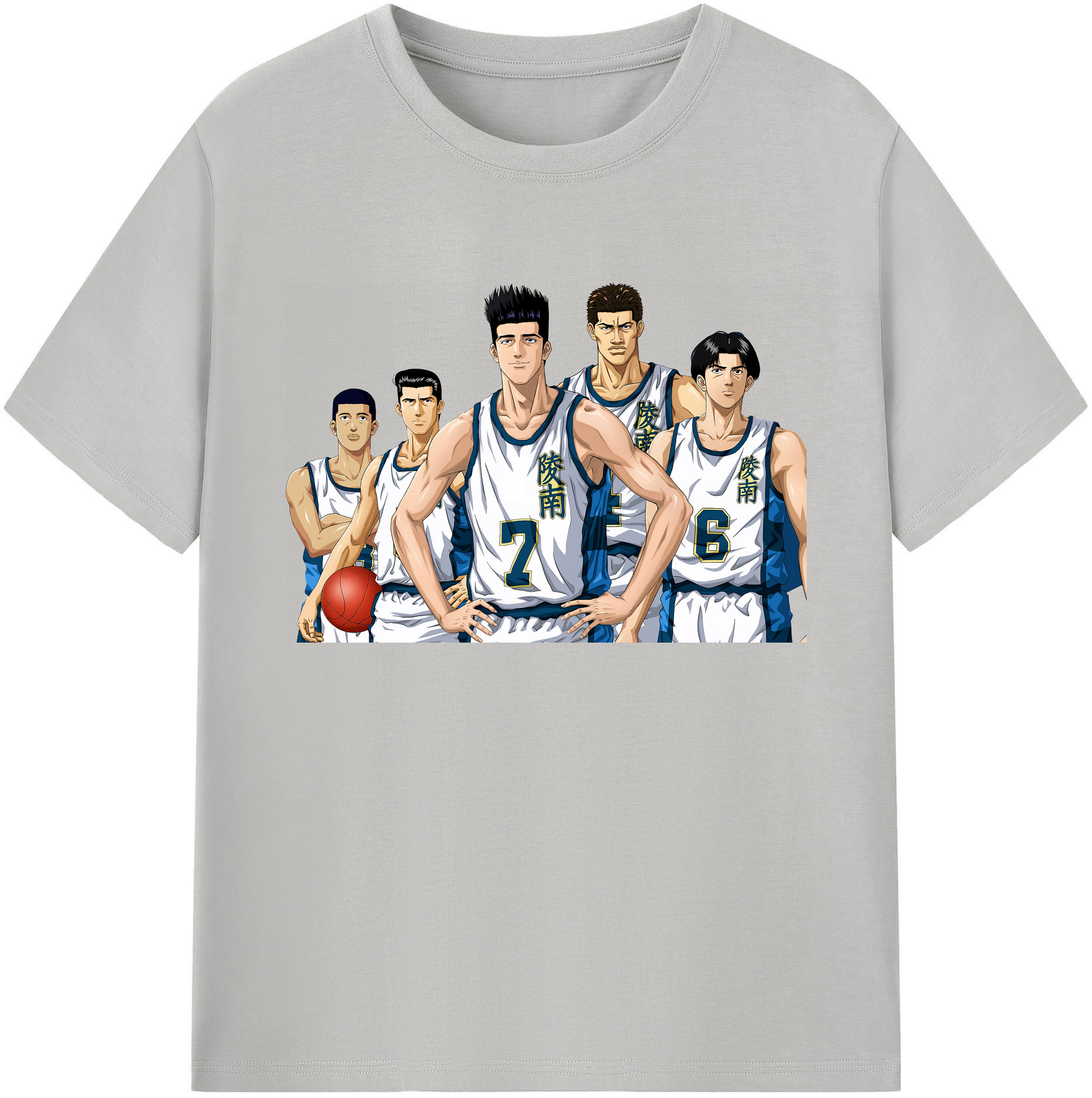 （画像用） SLAM DUNK／スラムダンク 綿100％ メンズ半袖Tシャツ｜肌触りやわらか＆通気性