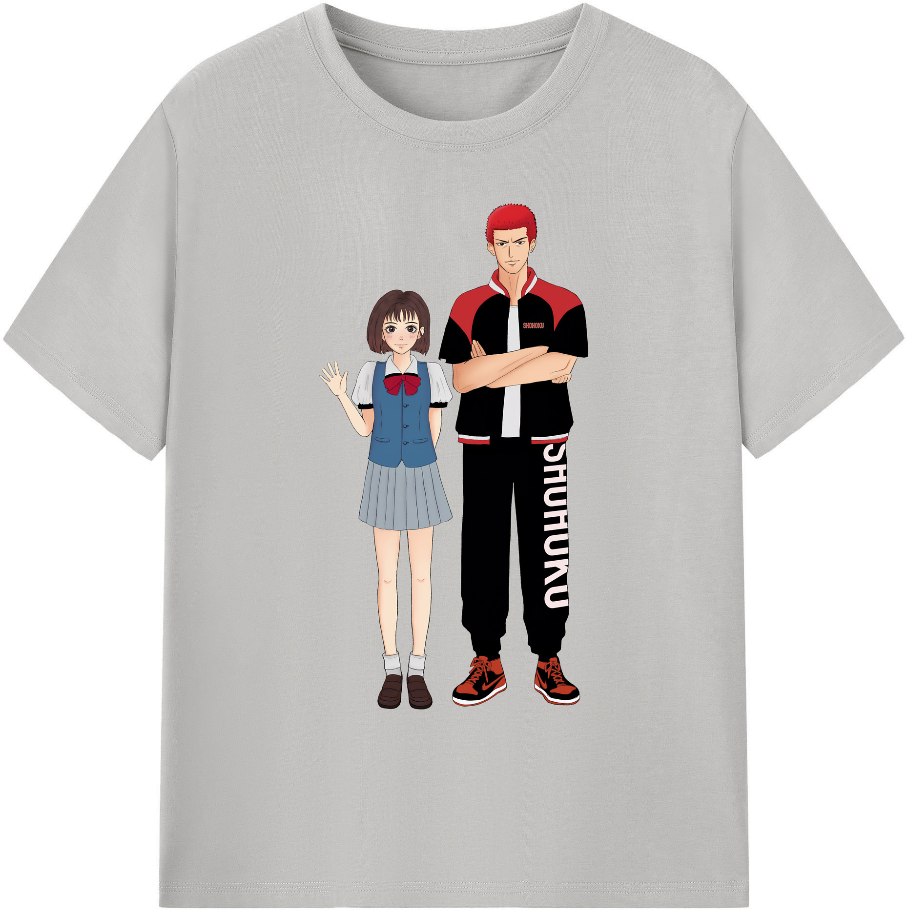 （画像用） SLAM DUNK／スラムダンク 綿100％ メンズ半袖Tシャツ｜肌触りやわらか＆通気性