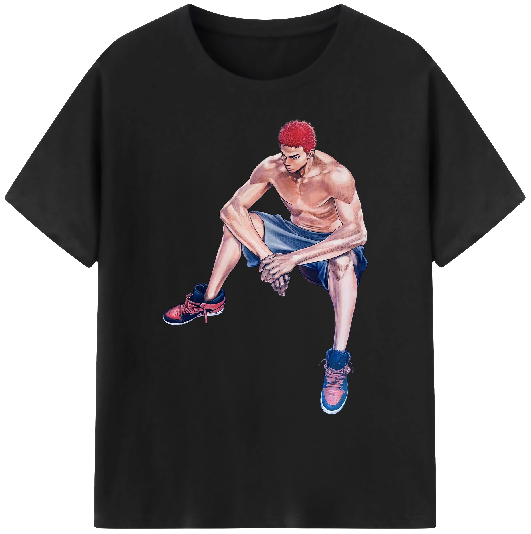 （画像用） SLAM DUNK／スラムダンク 綿100％ メンズ半袖Tシャツ｜肌触りやわらか＆通気性