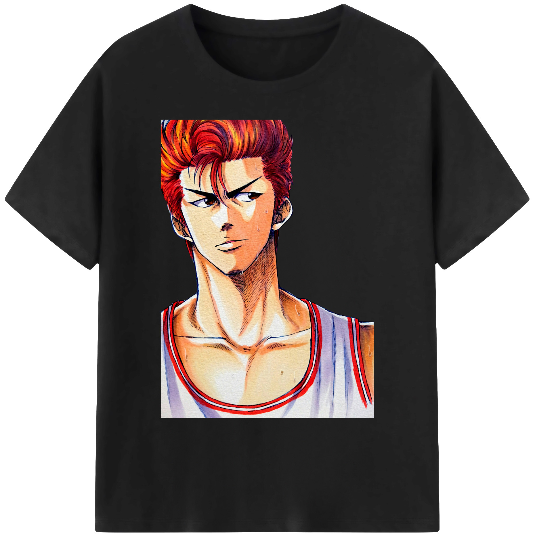 （画像用） SLAM DUNK／スラムダンク 綿100％ メンズ半袖Tシャツ｜肌触りやわらか＆通気性