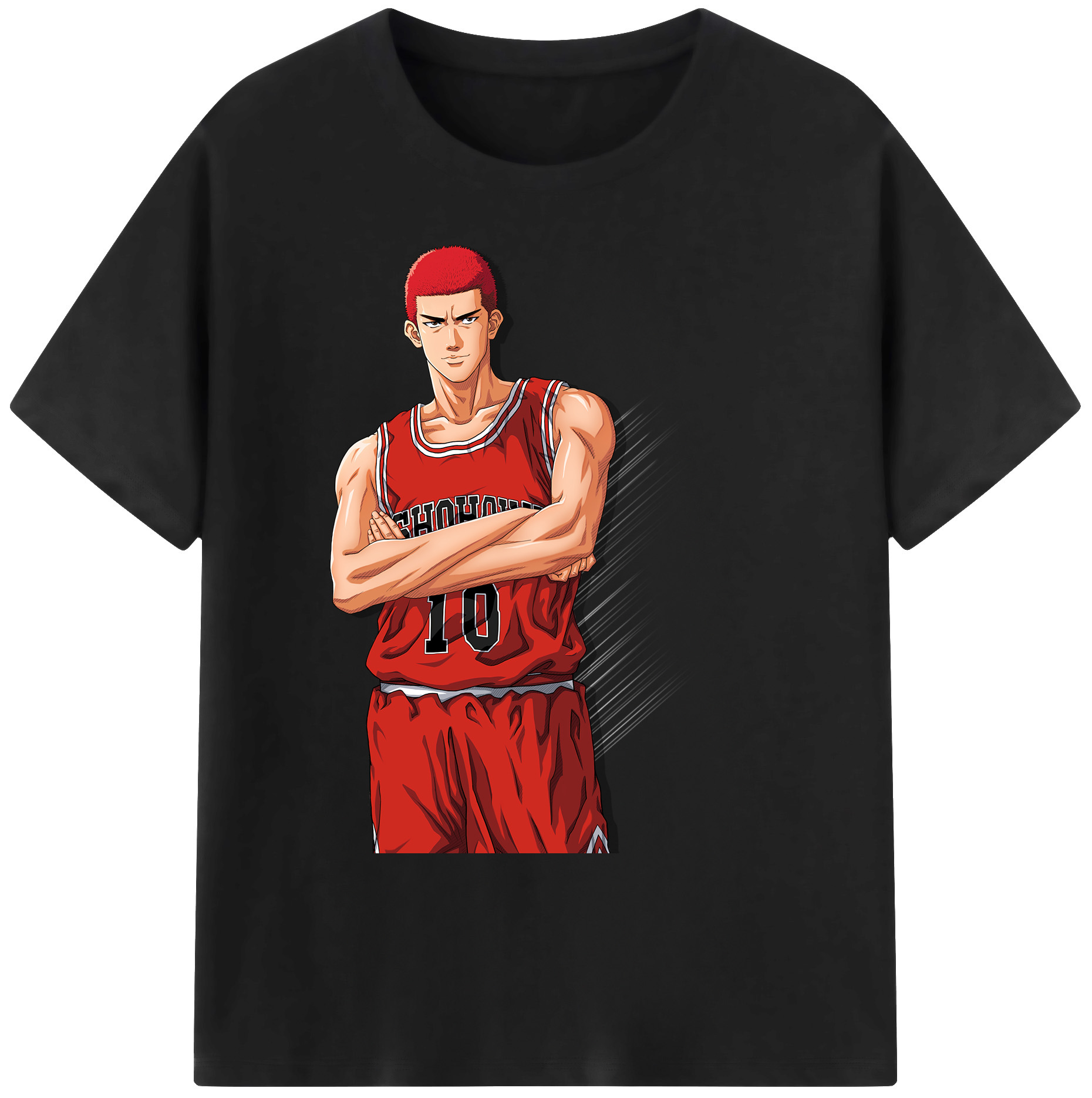 （画像用） SLAM DUNK／スラムダンク 綿100％ メンズ半袖Tシャツ｜肌触りやわらか＆通気性