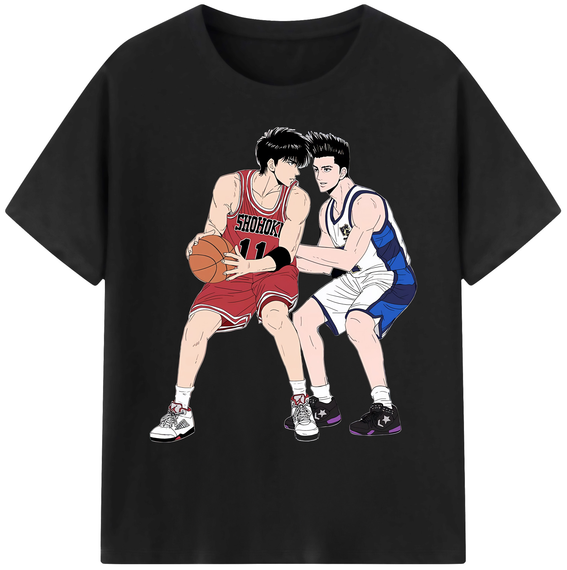 （画像用） SLAM DUNK／スラムダンク 綿100％ メンズ半袖Tシャツ｜肌触りやわらか＆通気性