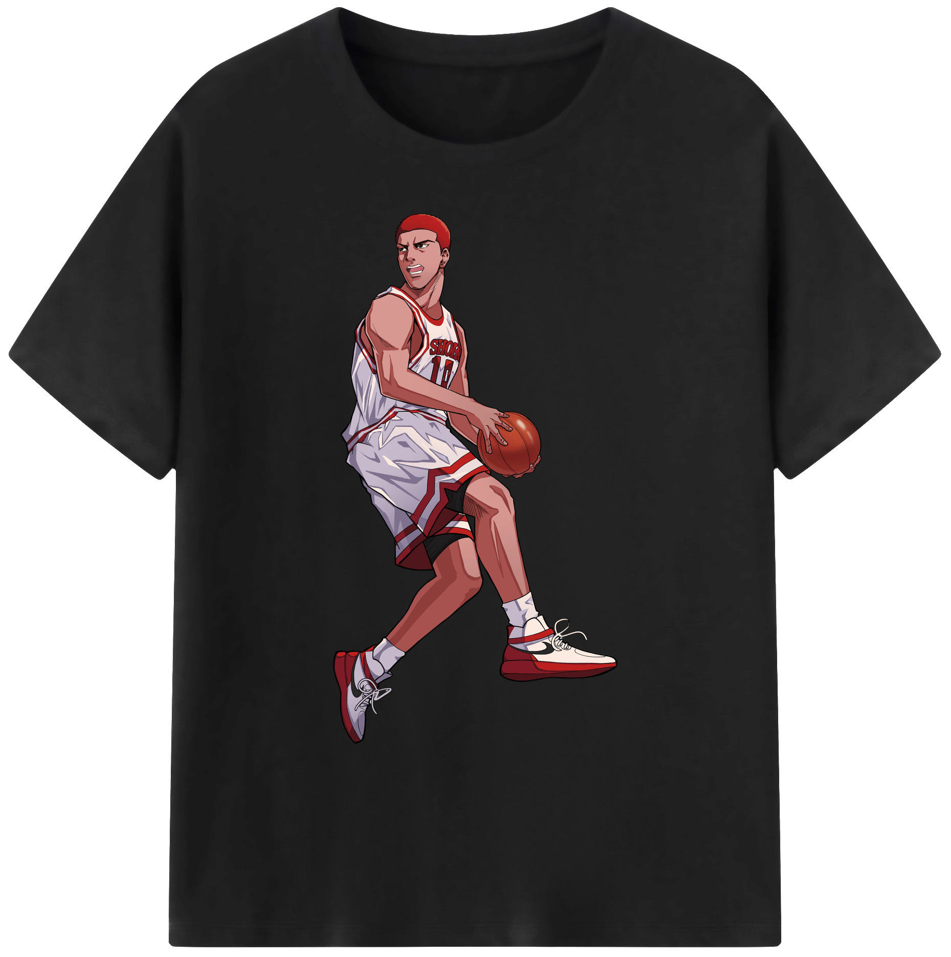（画像用） SLAM DUNK／スラムダンク 綿100％ メンズ半袖Tシャツ｜肌触りやわらか＆通気性