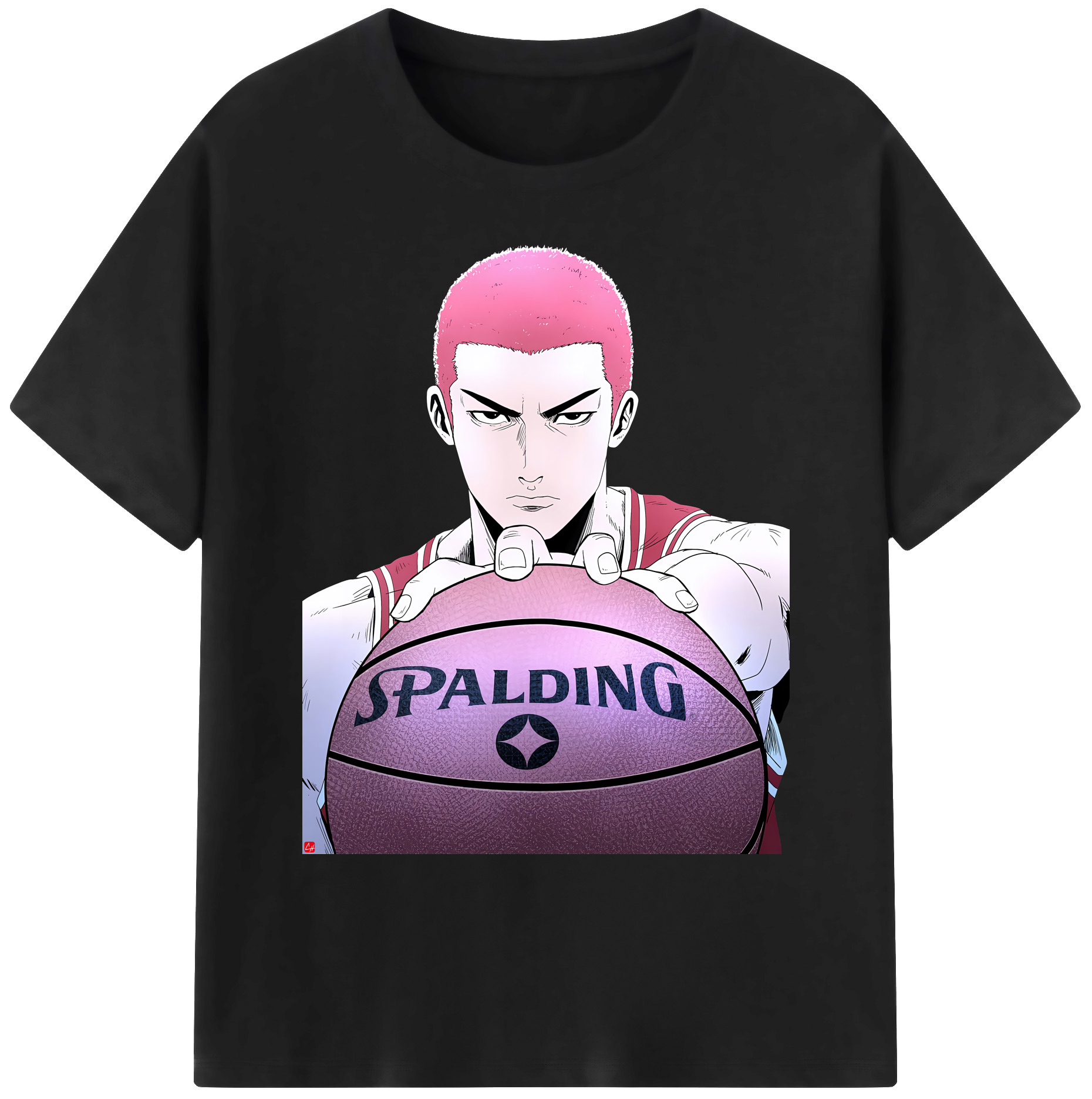 （画像用） SLAM DUNK／スラムダンク 綿100％ メンズ半袖Tシャツ｜肌触りやわらか＆通気性