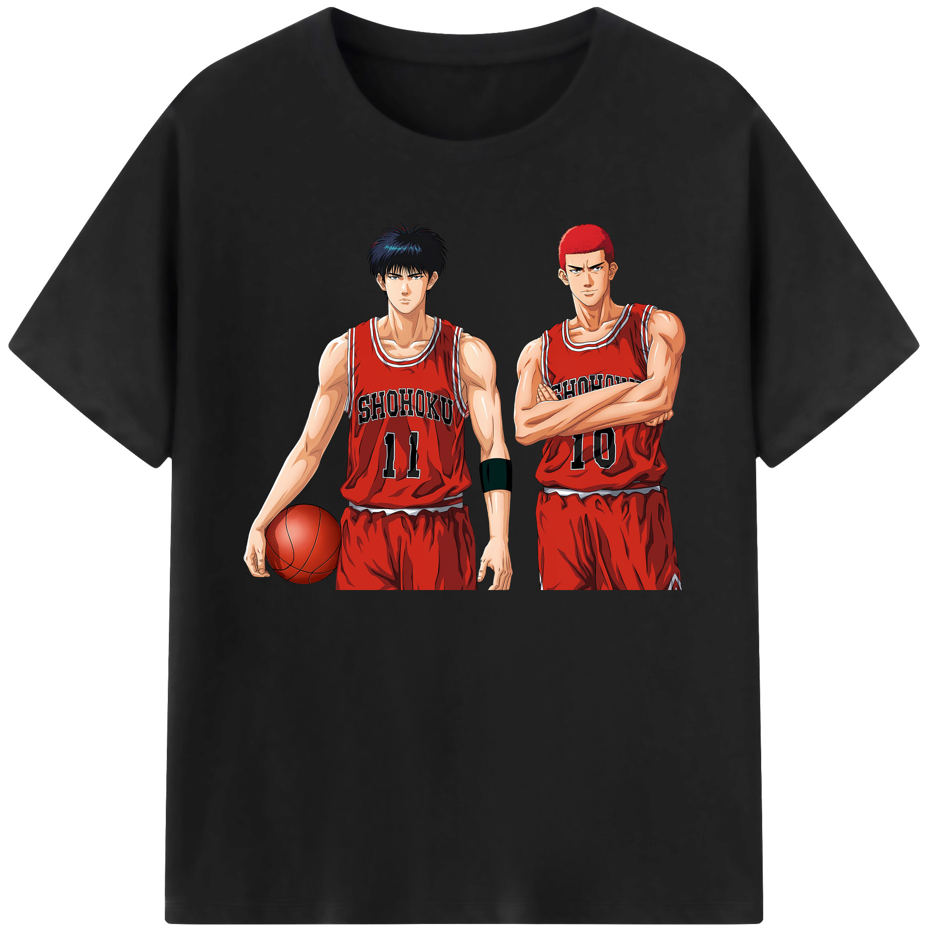 （画像用） SLAM DUNK／スラムダンク 綿100％ メンズ半袖Tシャツ｜肌触りやわらか＆通気性