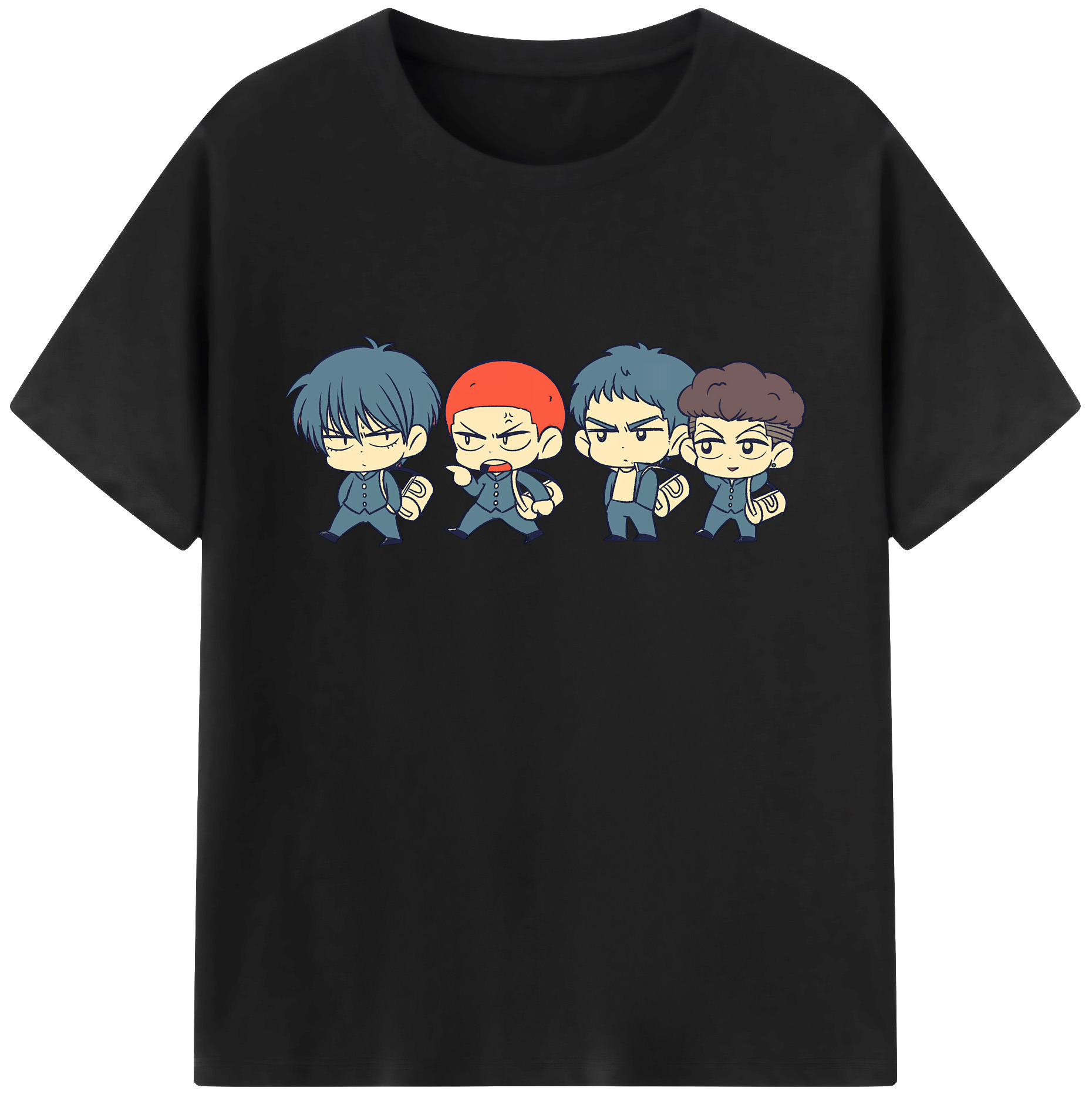 （画像用） SLAM DUNK／スラムダンク 綿100％ メンズ半袖Tシャツ｜肌触りやわらか＆通気性