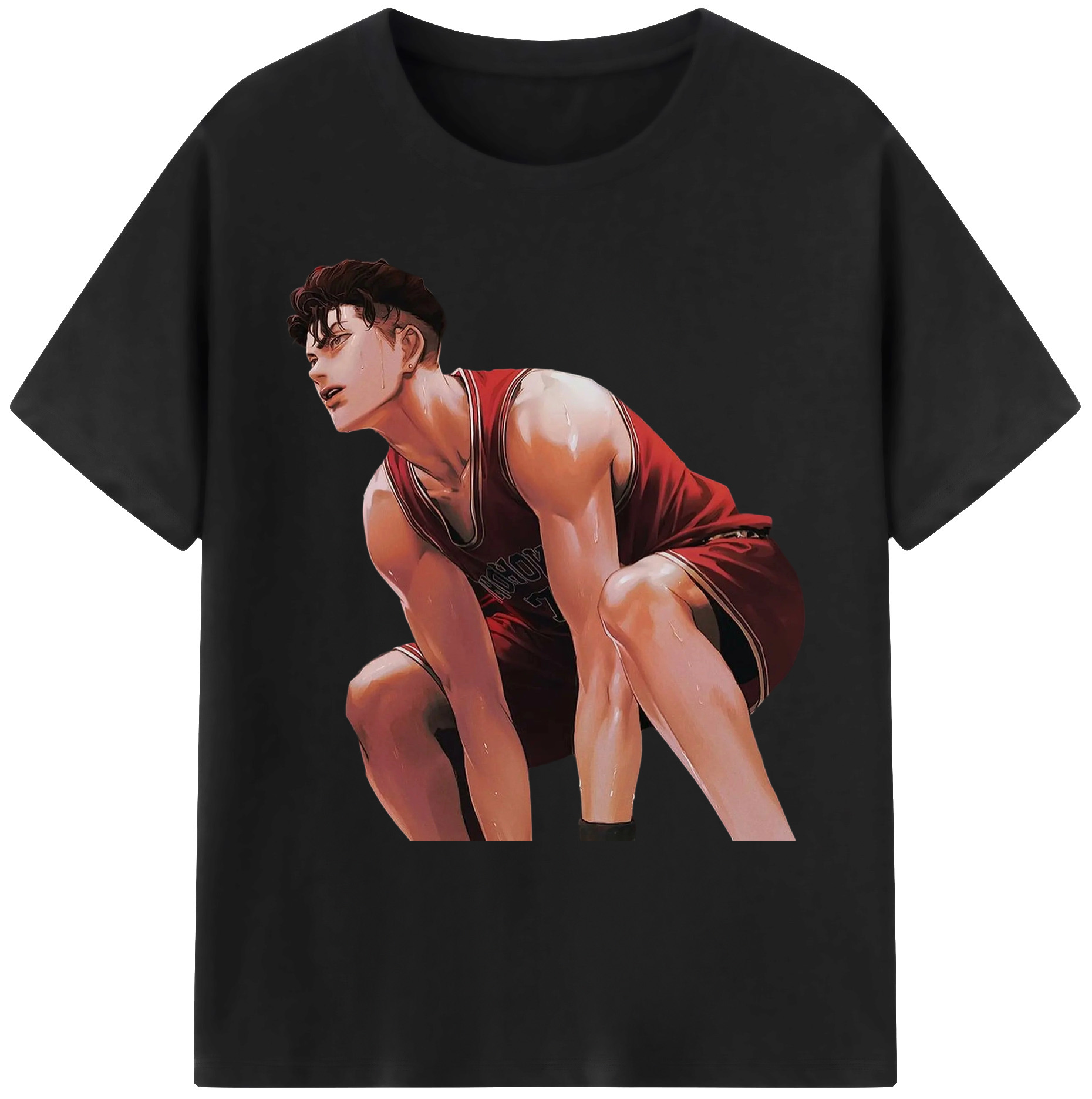 （画像用） SLAM DUNK／スラムダンク 綿100％ メンズ半袖Tシャツ｜肌触りやわらか＆通気性