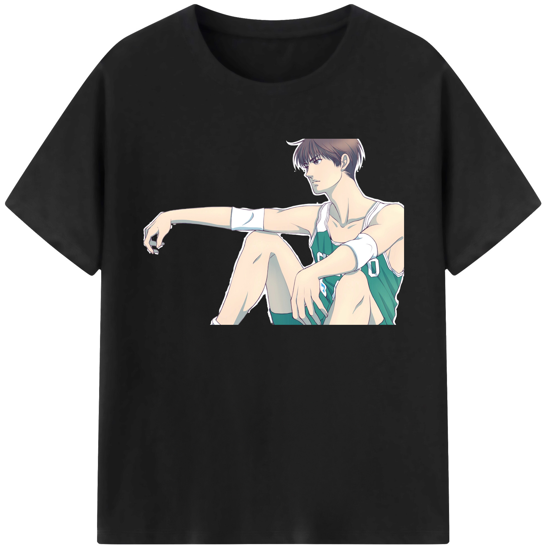 （画像用） SLAM DUNK／スラムダンク 綿100％ メンズ半袖Tシャツ｜肌触りやわらか＆通気性