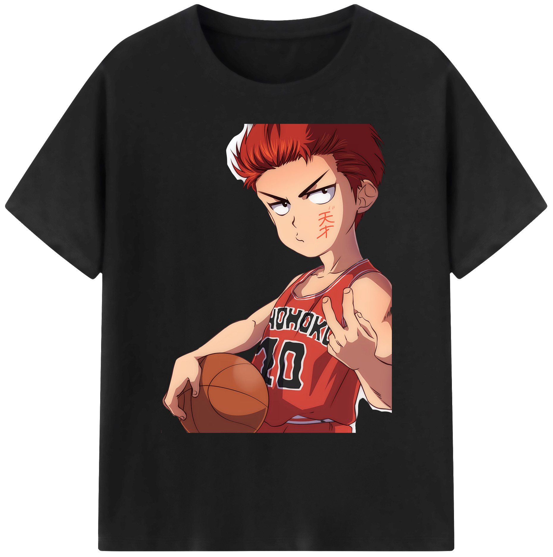 （画像用） SLAM DUNK／スラムダンク 綿100％ メンズ半袖Tシャツ｜肌触りやわらか＆通気性