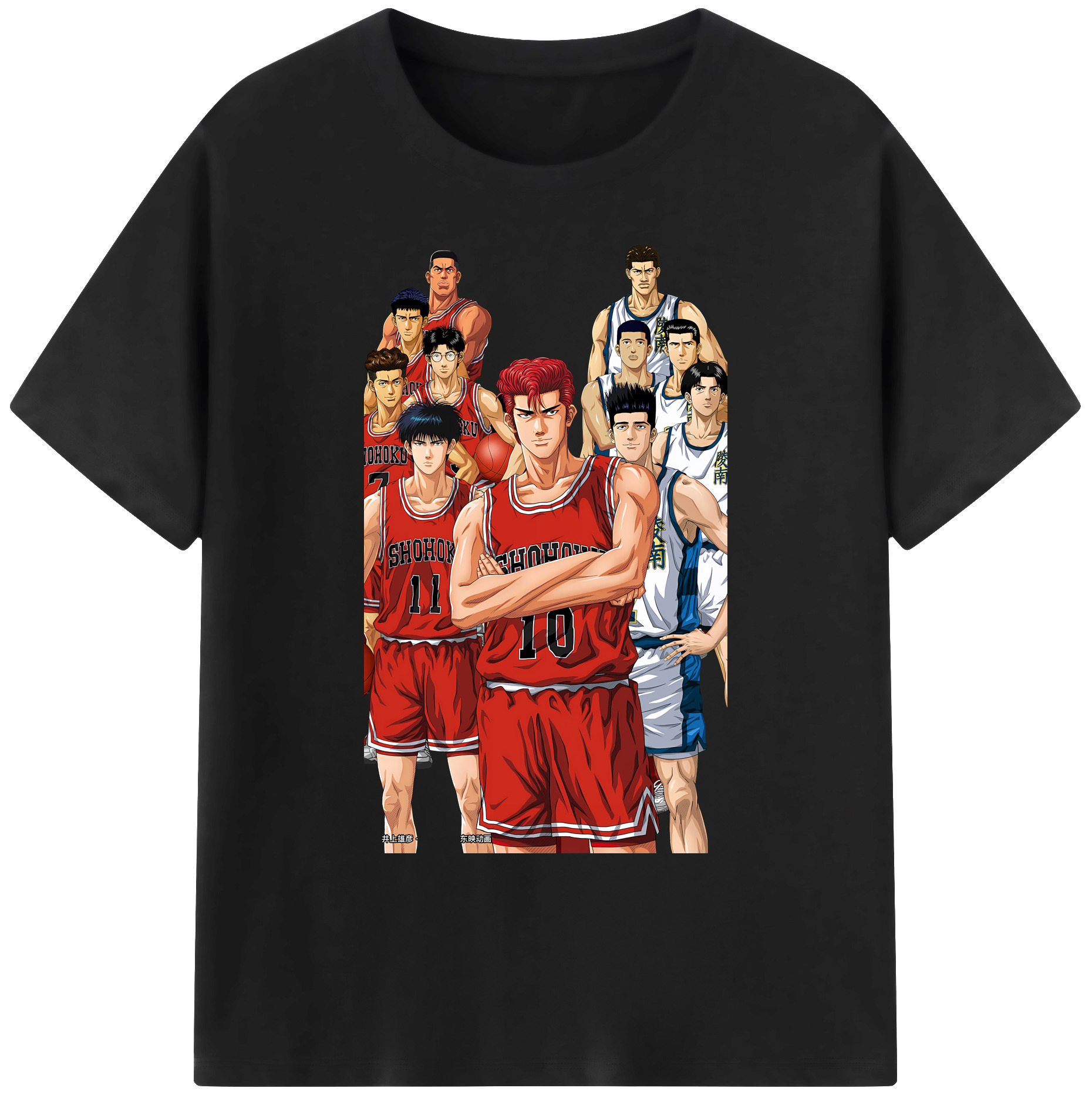 （画像用） SLAM DUNK／スラムダンク 綿100％ メンズ半袖Tシャツ｜肌触りやわらか＆通気性