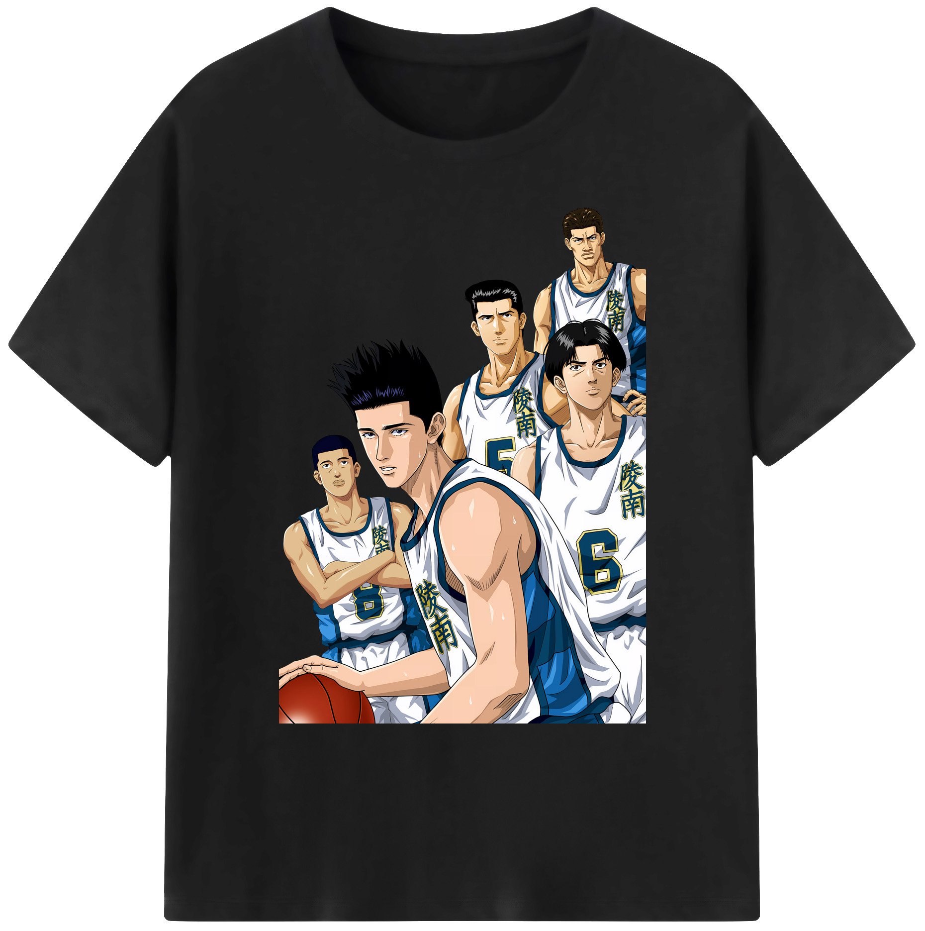 （画像用） SLAM DUNK／スラムダンク 綿100％ メンズ半袖Tシャツ｜肌触りやわらか＆通気性
