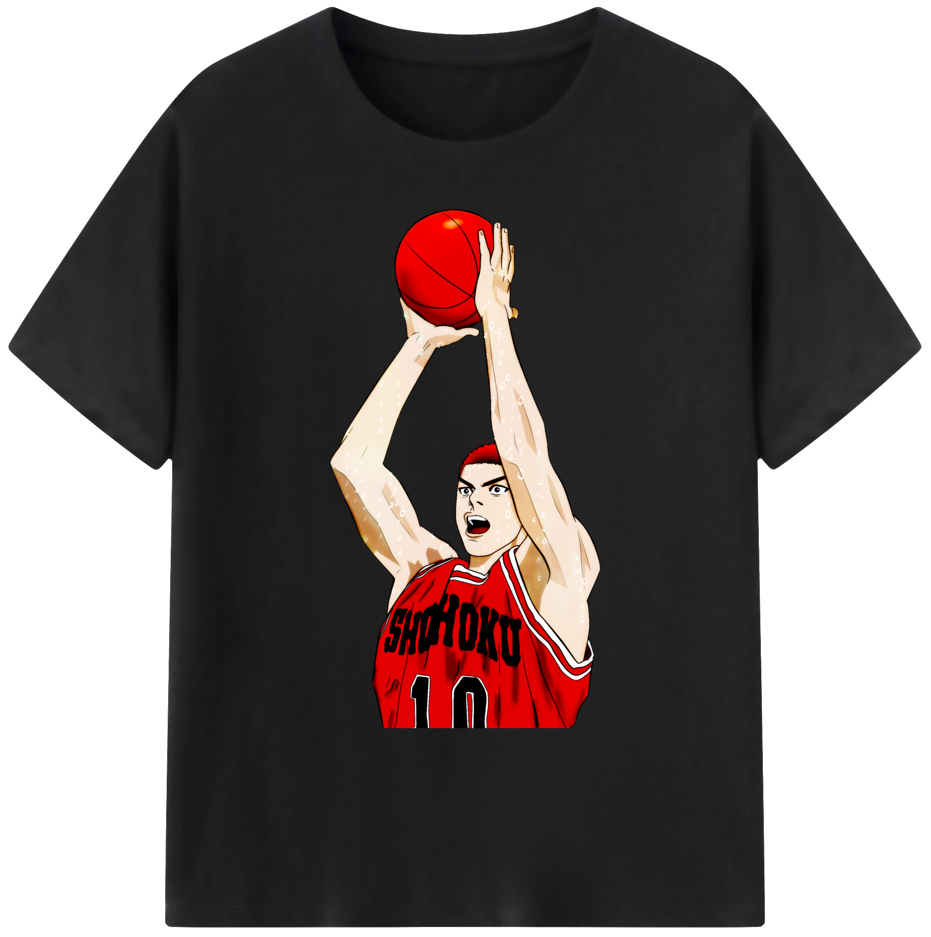 （画像用） SLAM DUNK／スラムダンク 綿100％ メンズ半袖Tシャツ｜肌触りやわらか＆通気性