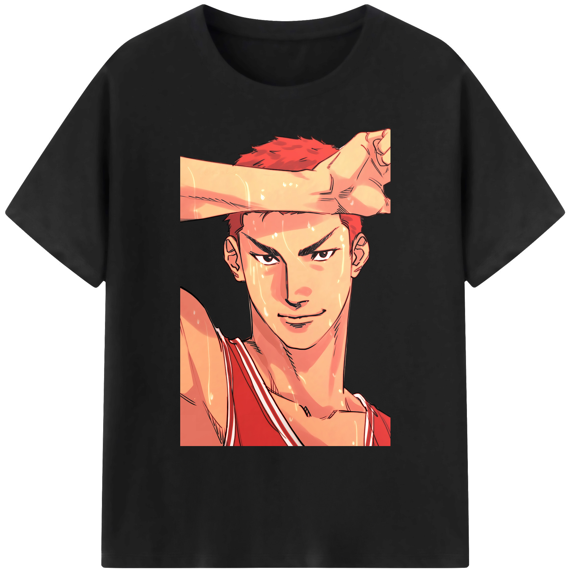 （画像用） SLAM DUNK／スラムダンク 綿100％ メンズ半袖Tシャツ｜肌触りやわらか＆通気性